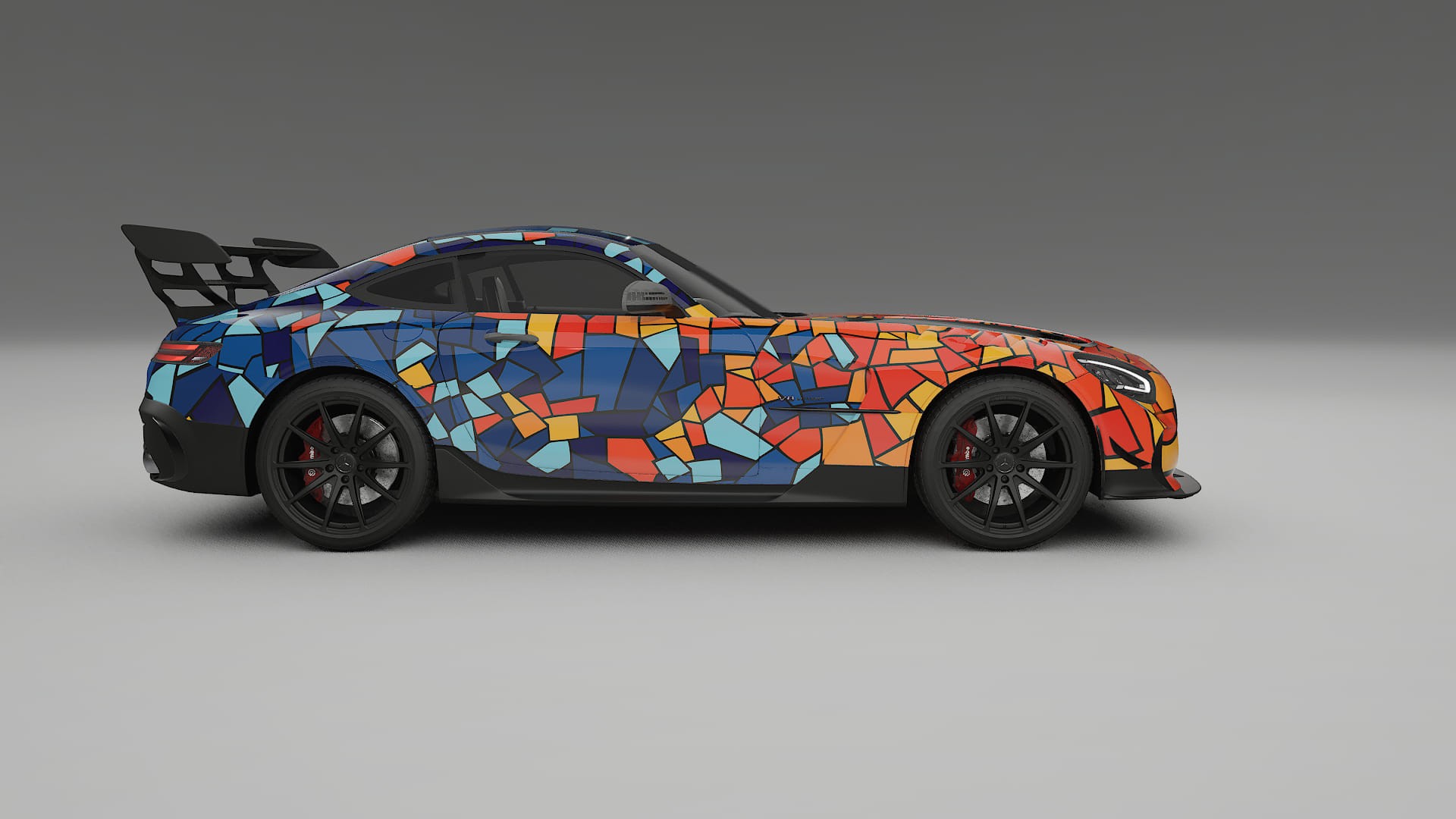 Mercedes AMG GT Black Series C192 Coupe BARCELONA Designed Wrap PPF Kit – Printable Polyurethane Film