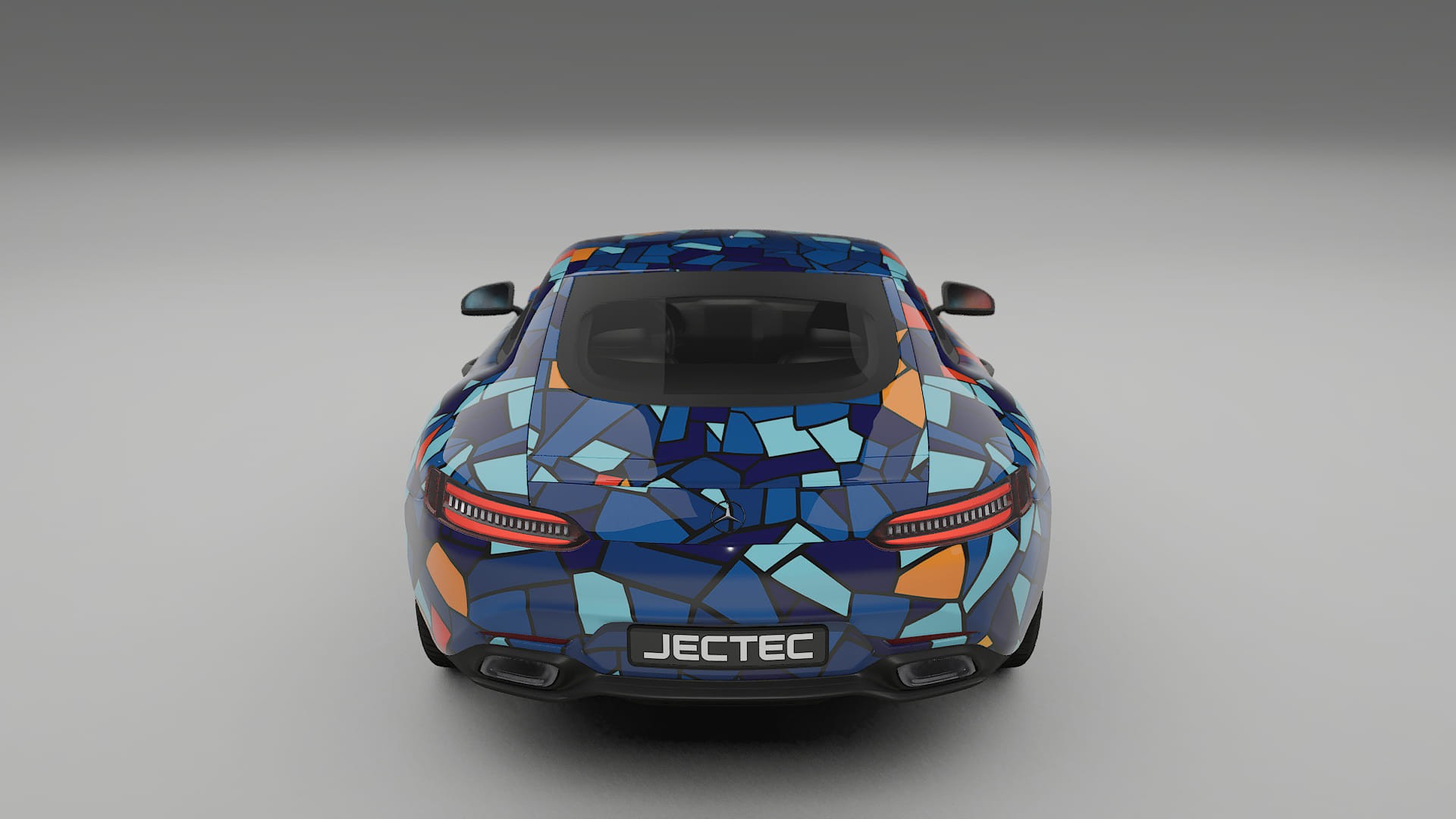 Mercedes AMG GT C190 Coupe BARCELONA Designed Wrap PPF Kit – Printable Polyurethane Film
