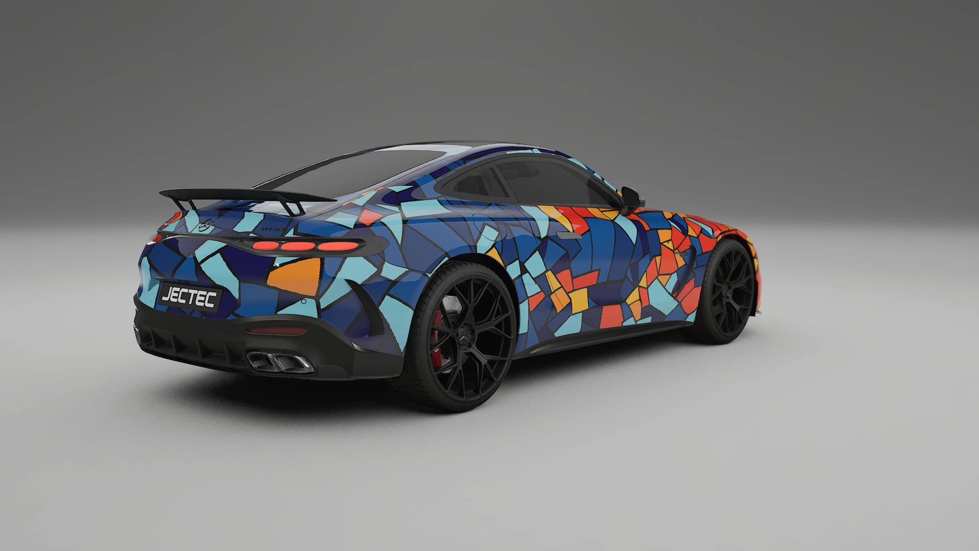Mercedes AMG GT Coupe C192 BARCELONA Designed Wrap PPF Kit – Printable Polyurethane Film