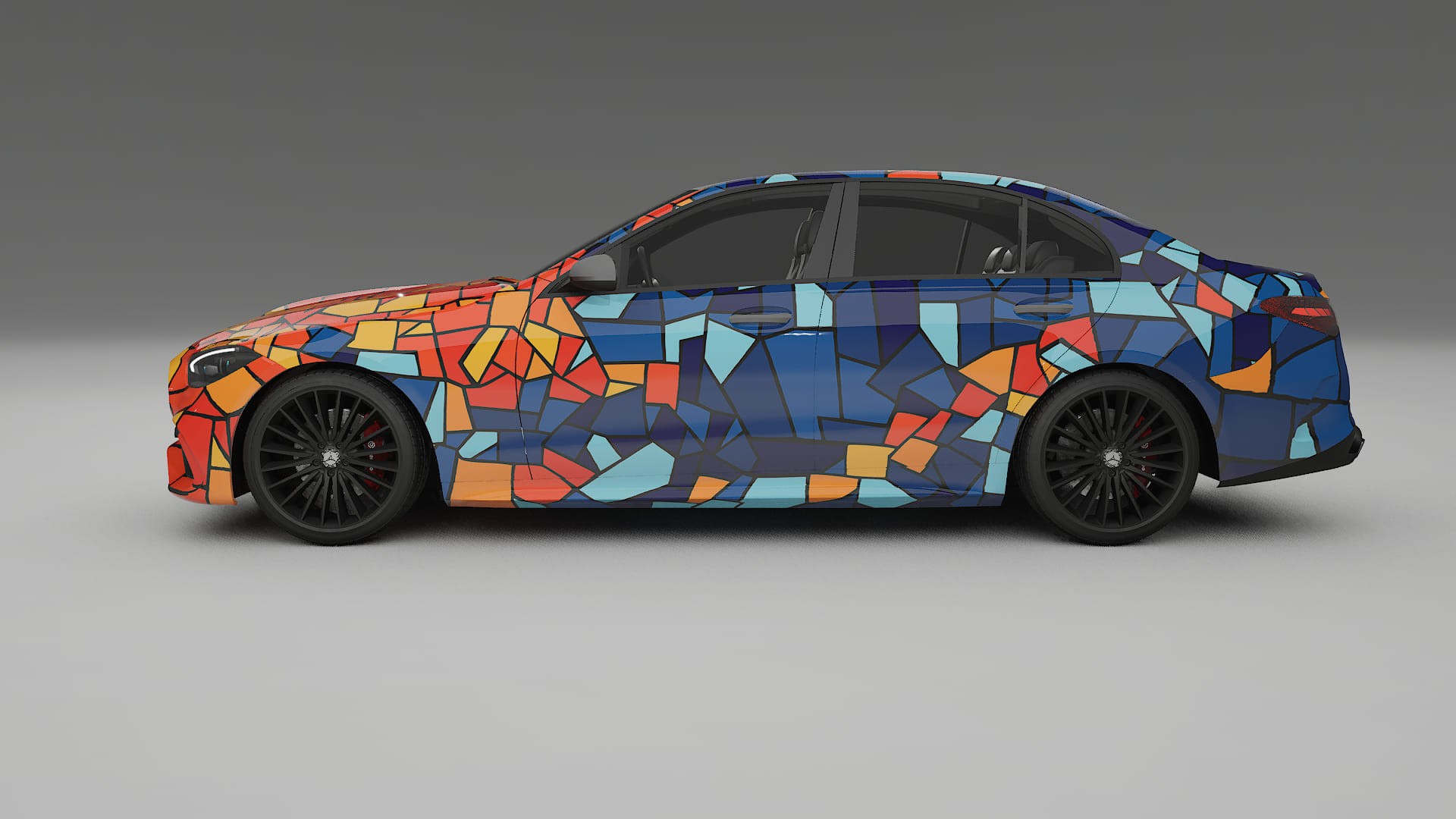 Mercedes C-class W206 BARCELONA Designed Wrap PPF Kit – Printable Polyurethane Film