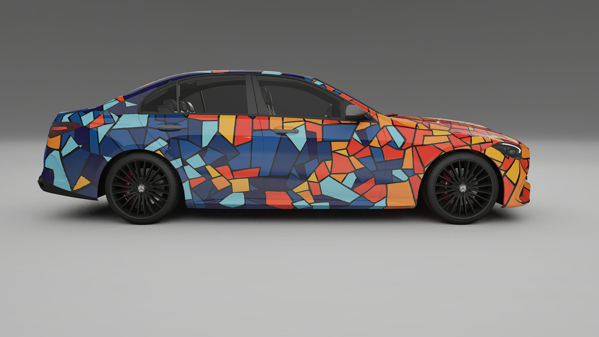 Mercedes C-class W206 BARCELONA Designed Wrap PPF Kit – Printable Polyurethane Film