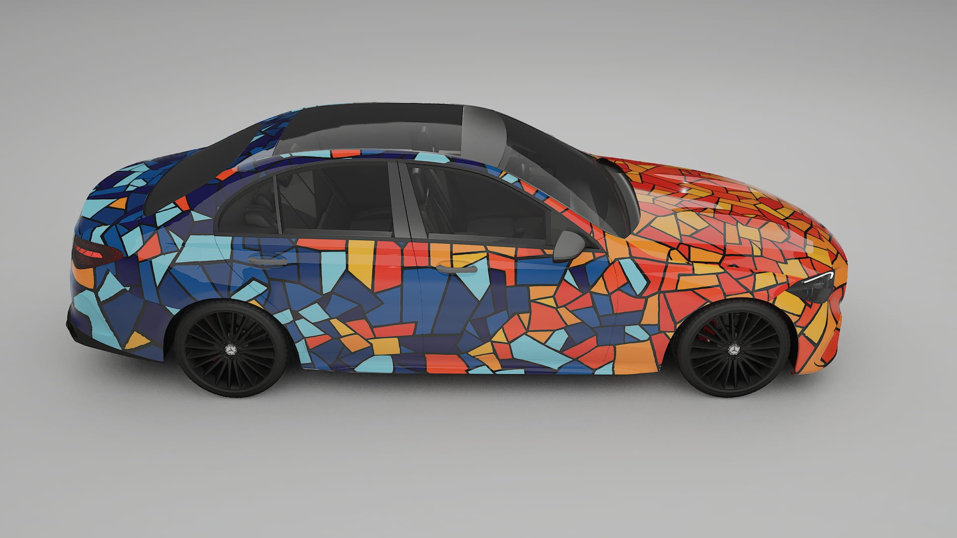 Mercedes C-class W206 BARCELONA Designed Wrap PPF Kit – Printable Polyurethane Film