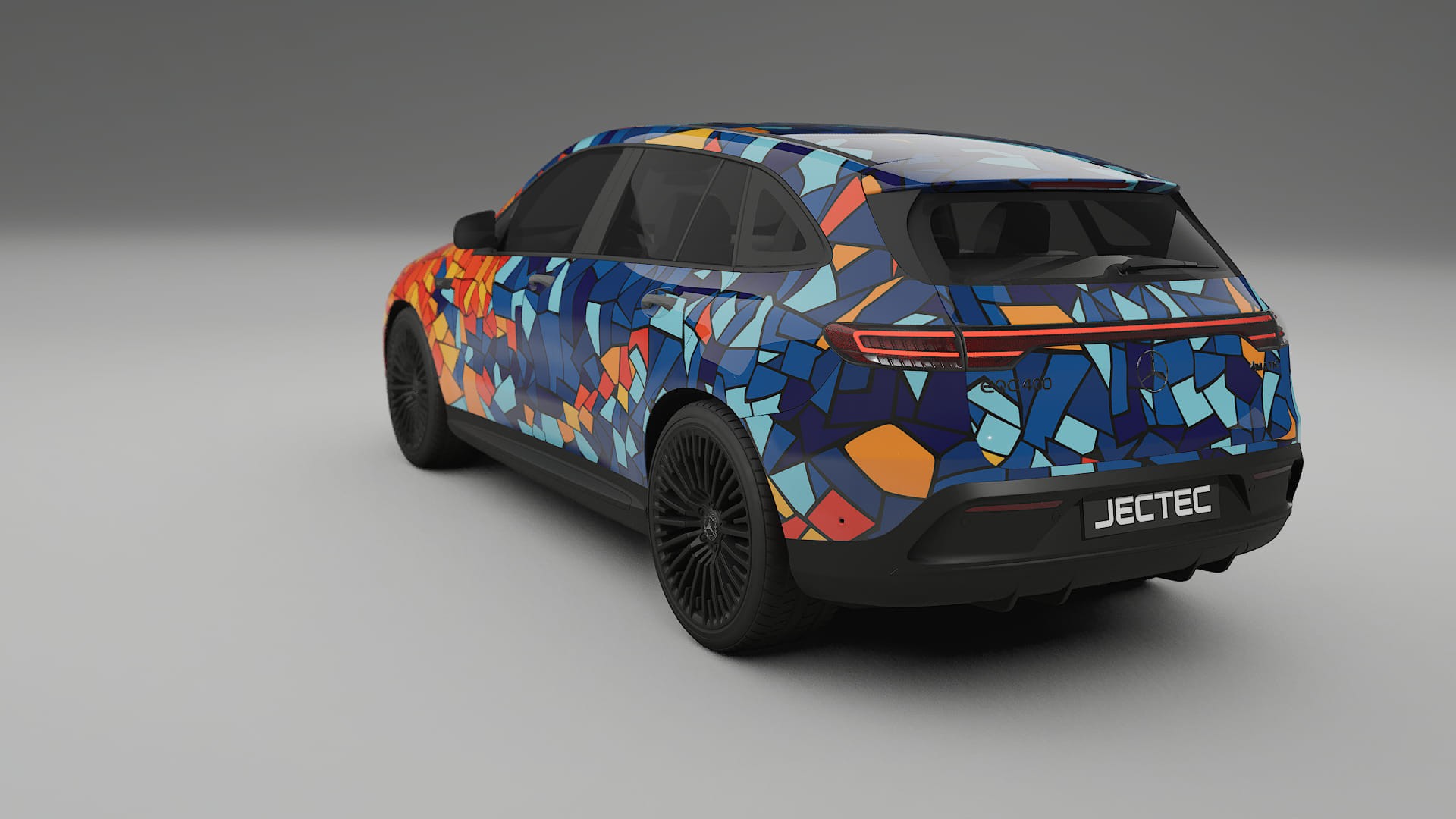 Mercedes EQC AMG BARCELONA Designed Wrap PPF Kit – Printable Polyurethane Film