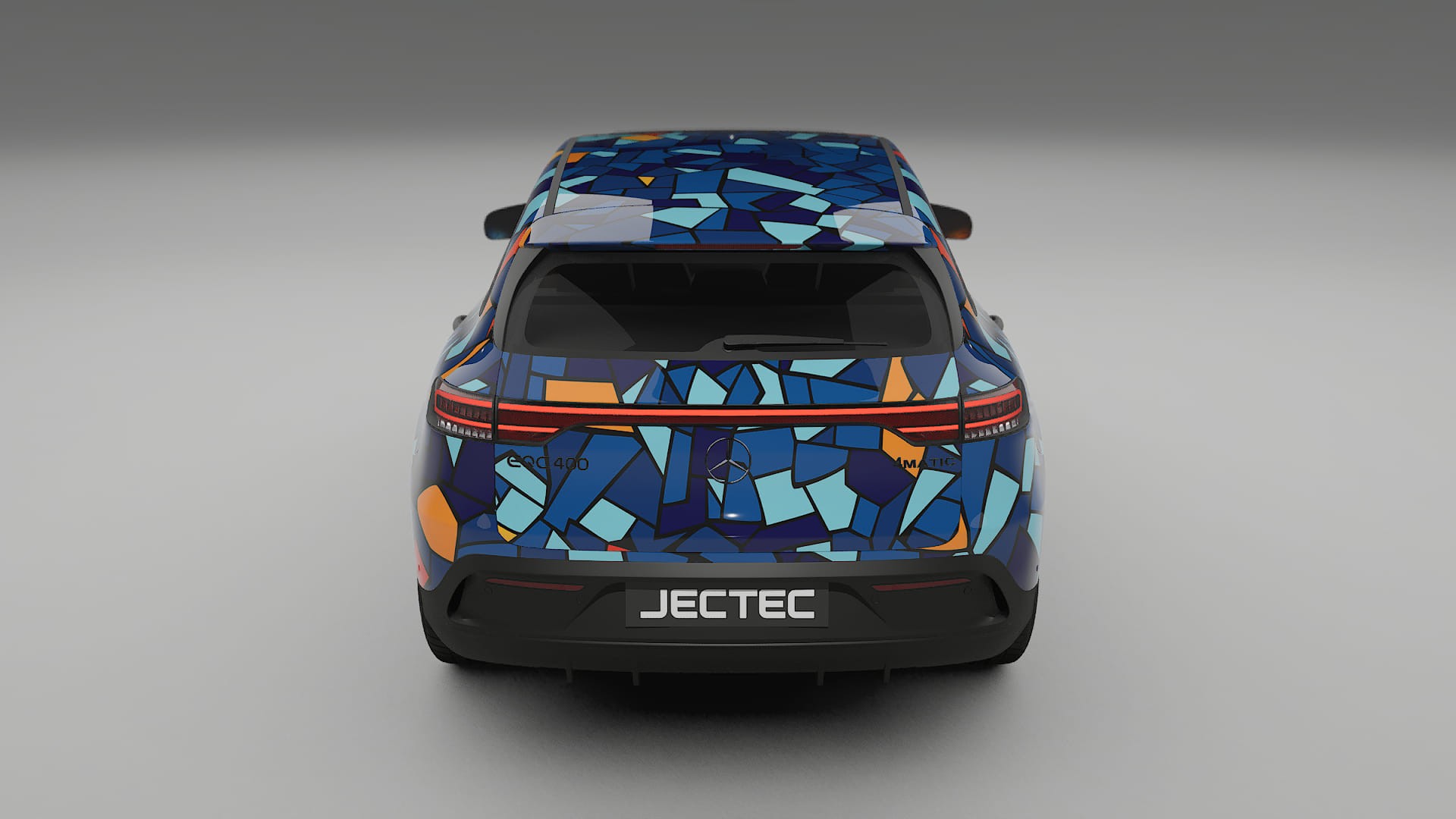 Mercedes EQC AMG BARCELONA Designed Wrap PPF Kit – Printable Polyurethane Film