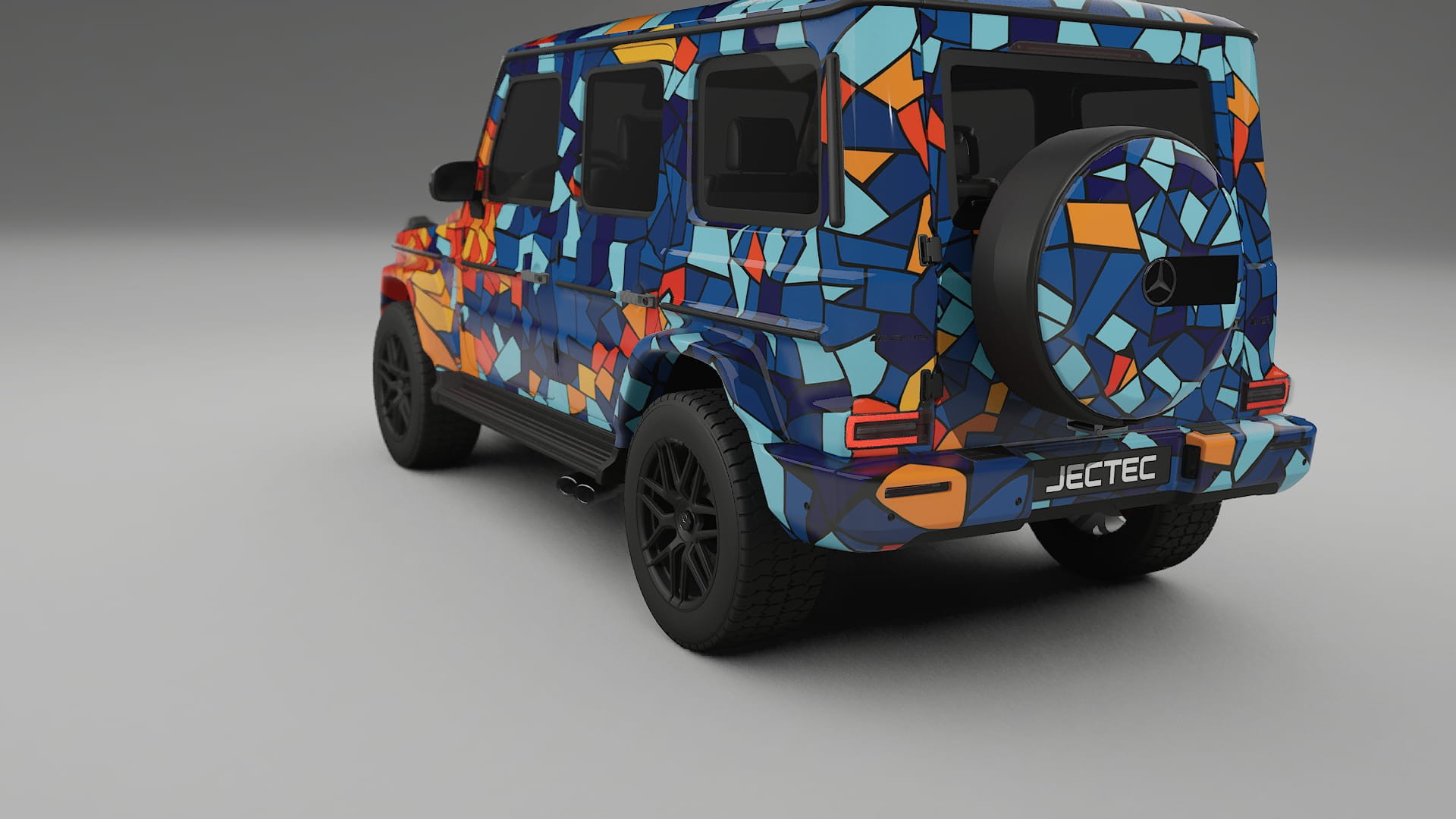 Mercedes G63 AMG W463A BARCELONA Designed Wrap PPF Kit – Printable Polyurethane Film