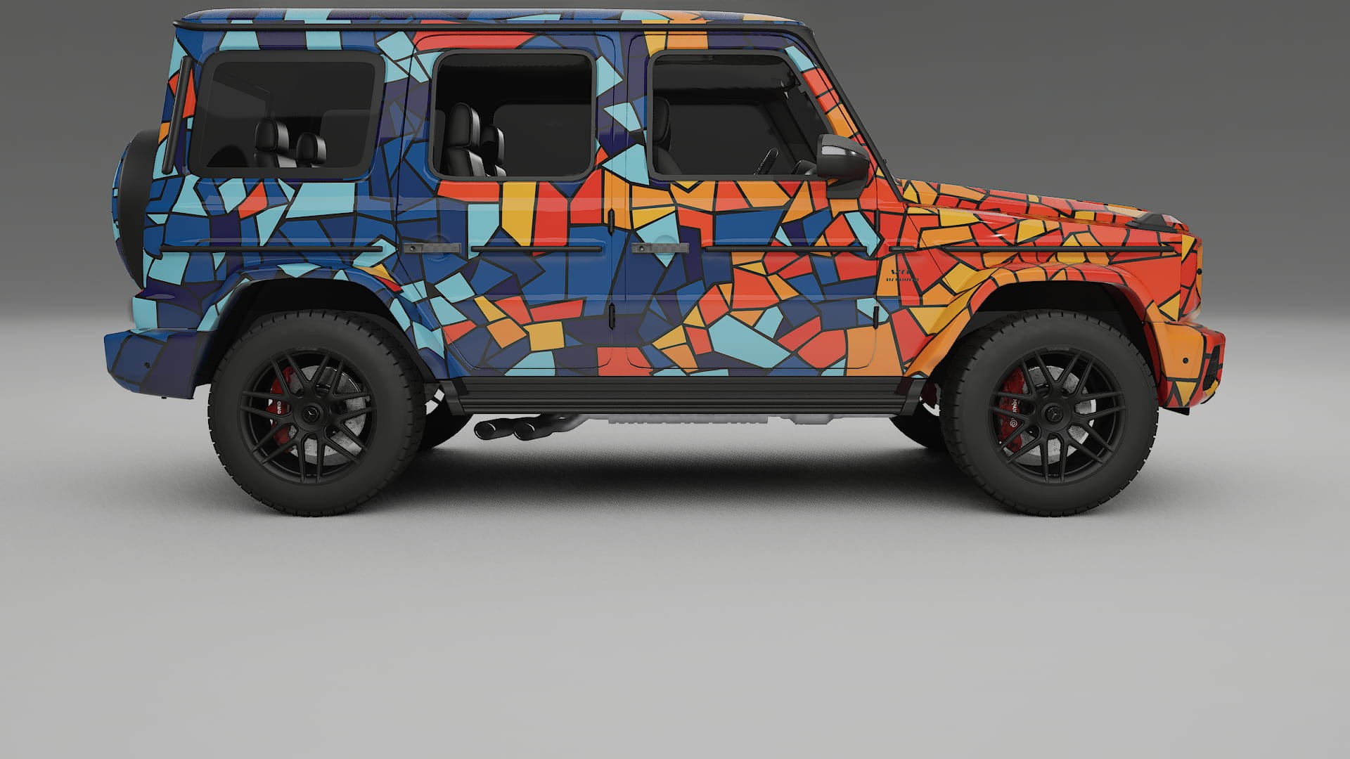 Mercedes G63 AMG W463A BARCELONA Designed Wrap PPF Kit – Printable Polyurethane Film
