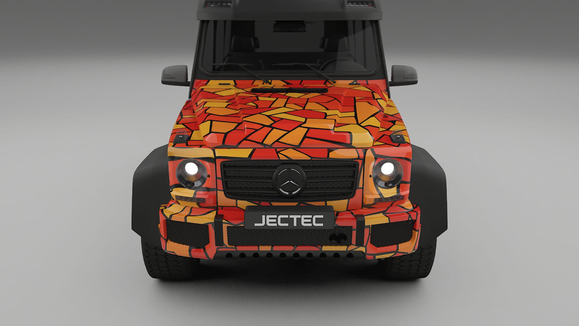 Mercedes G-class 4x4 W463 BARCELONA Designed Wrap PPF Kit – Printable Polyurethane Film