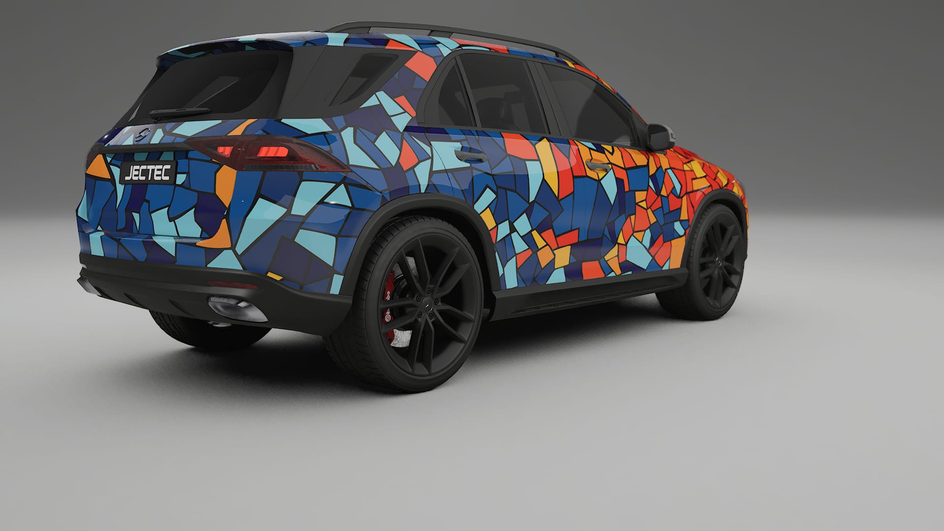 Mercedes GLE W167 BARCELONA Designed Wrap PPF Kit – Printable Polyurethane Film