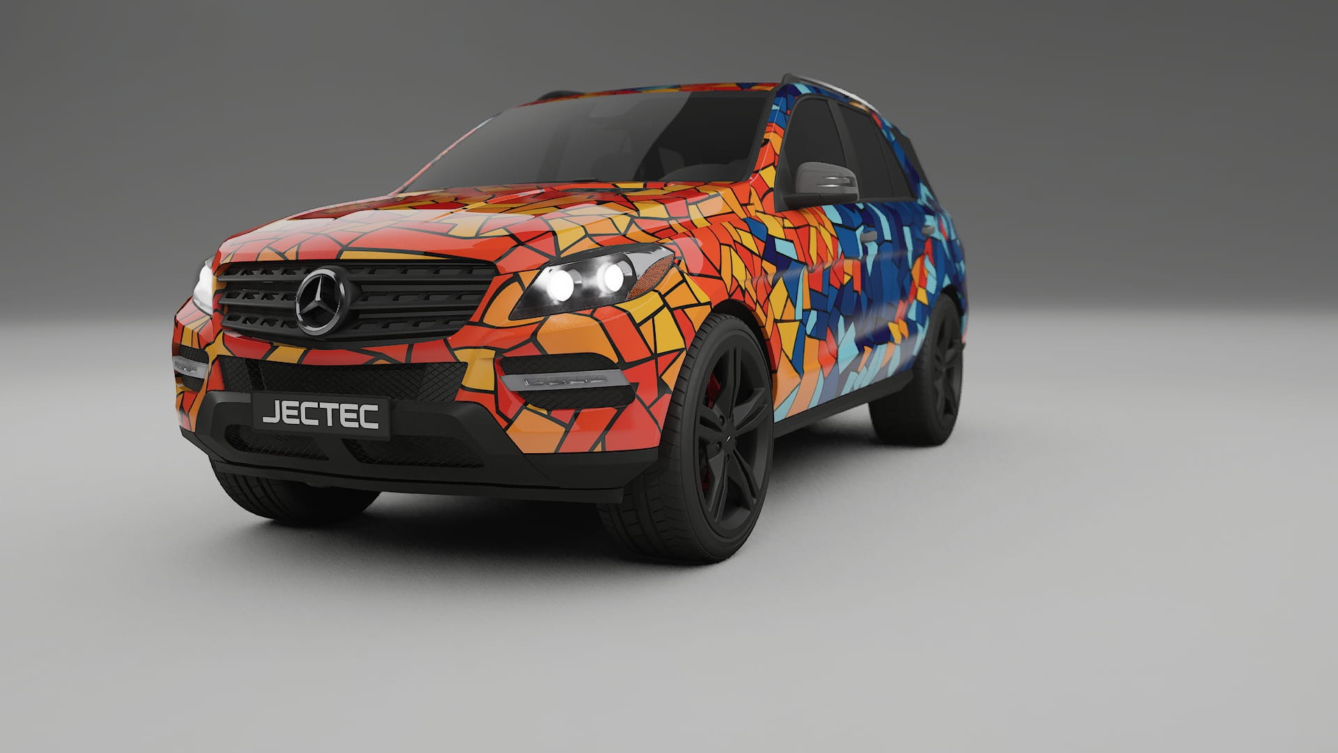 Mercedes M-class W166 BARCELONA Designed Wrap PPF Kit – Printable Polyurethane Film