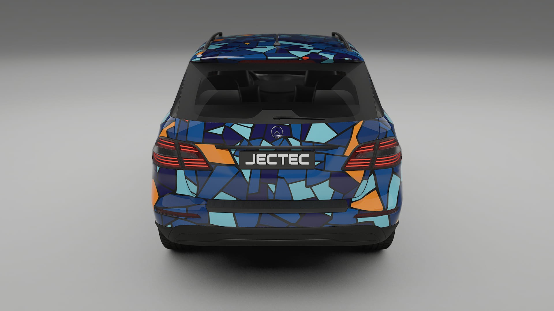 Mercedes M-class W166 BARCELONA Designed Wrap PPF Kit – Printable Polyurethane Film