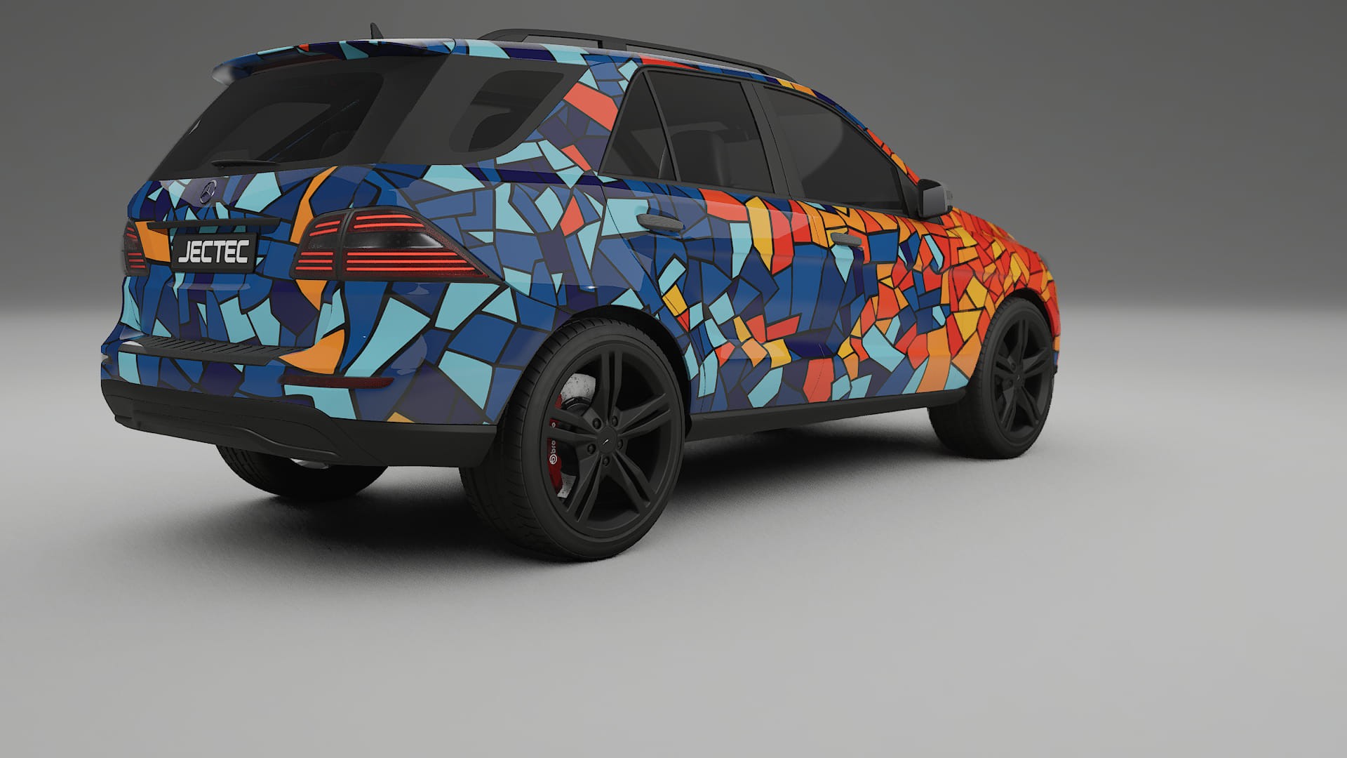 Mercedes M-class W166 BARCELONA Designed Wrap PPF Kit – Printable Polyurethane Film