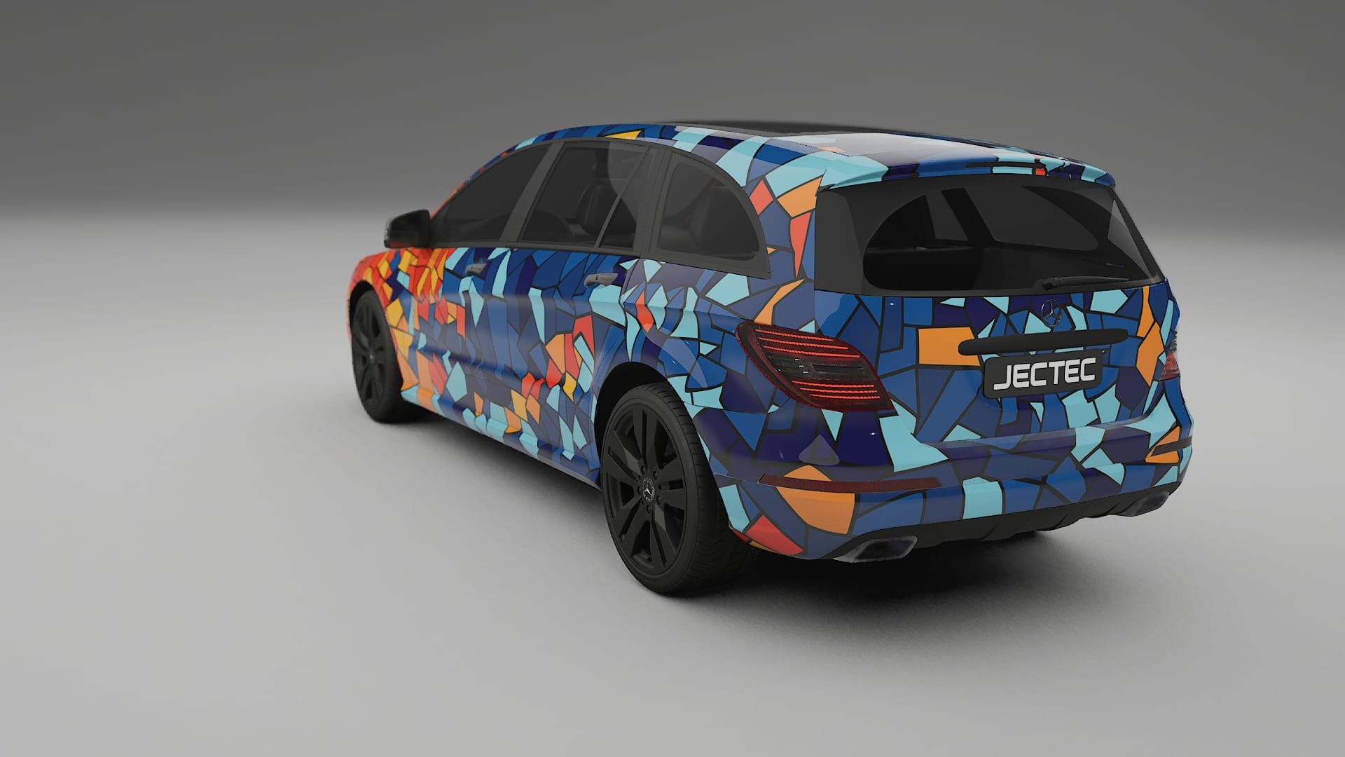 Mercedes R-class W251 facelift LCI BARCELONA Designed Wrap PPF Kit – Printable Polyurethane Film