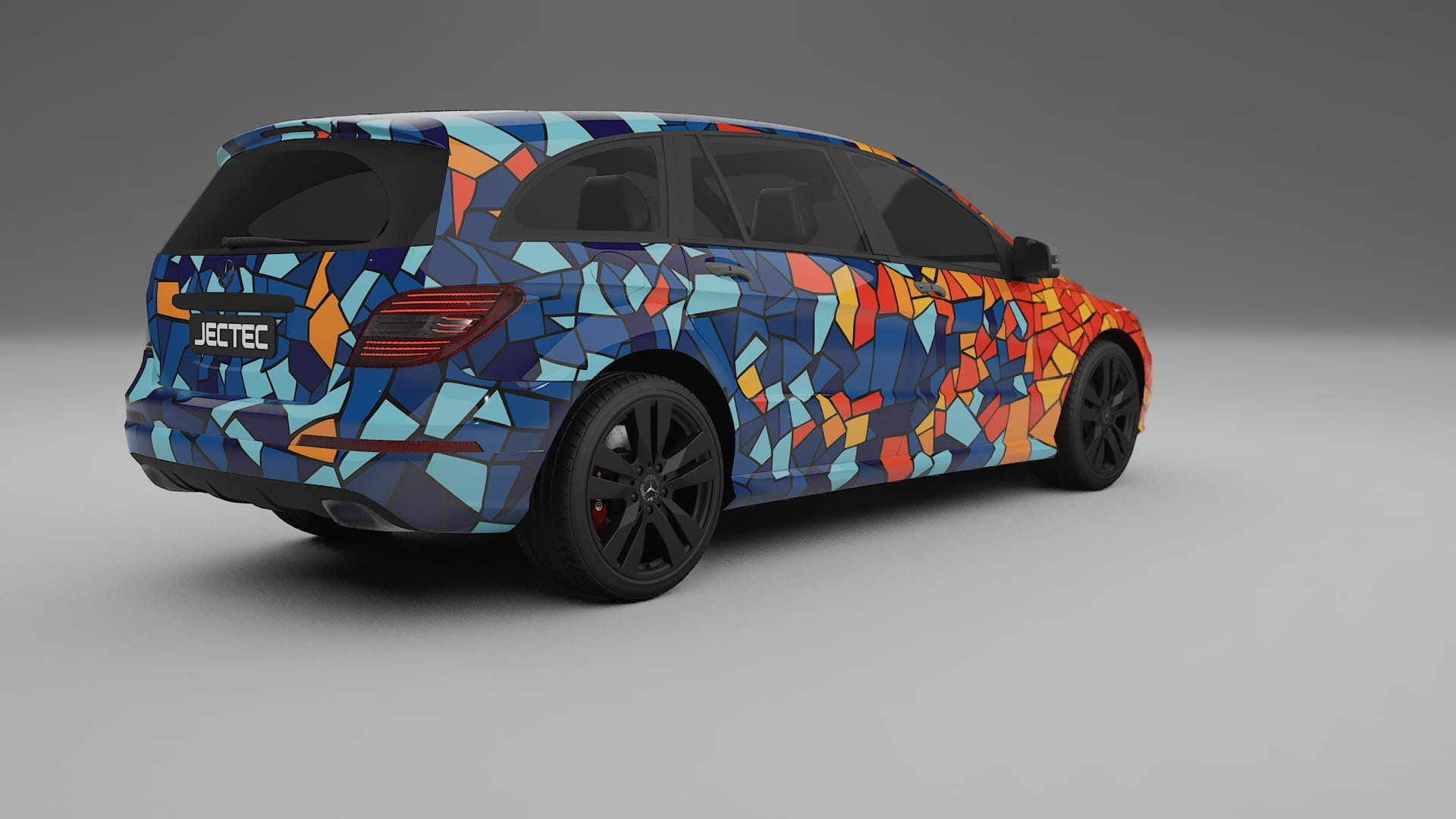 Mercedes R-class W251 facelift LCI BARCELONA Designed Wrap PPF Kit – Printable Polyurethane Film