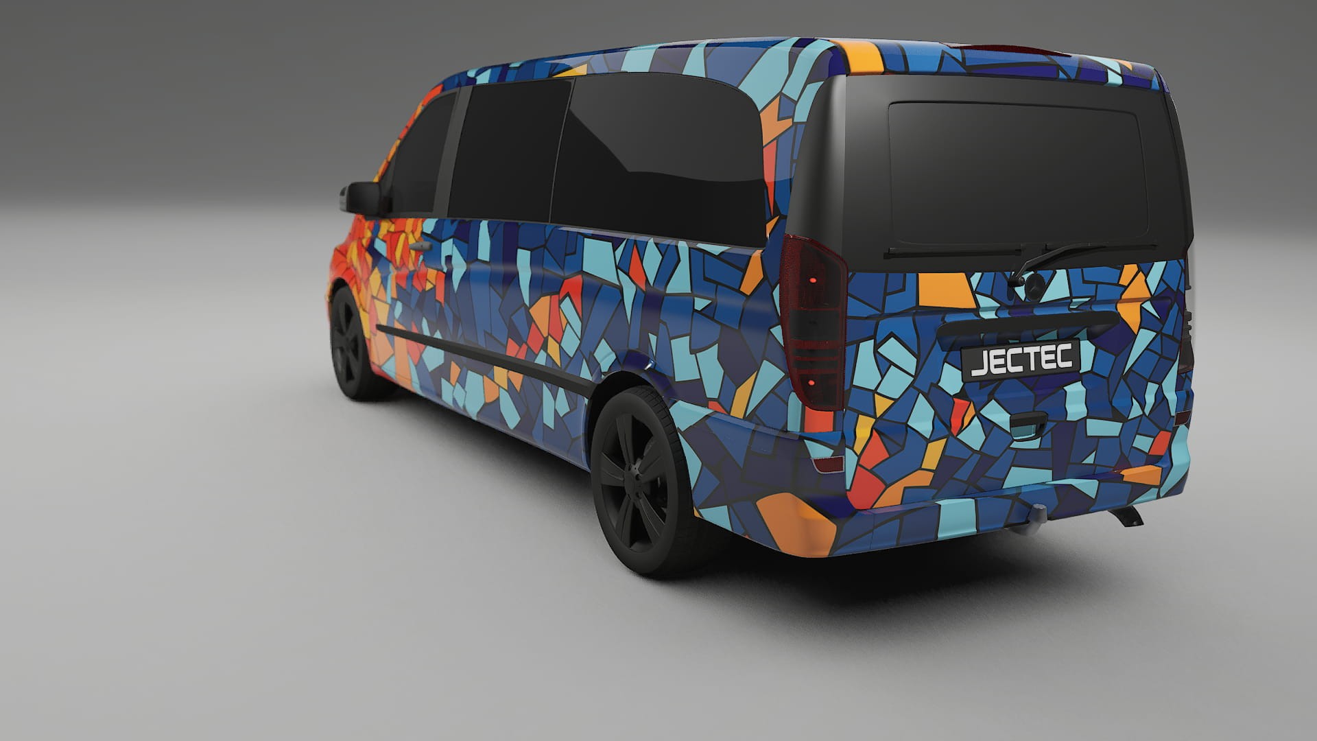 Mercedes Viano Extralong W439 Facelift LCI BARCELONA Designed Wrap PPF Kit – Printable Polyurethane Film