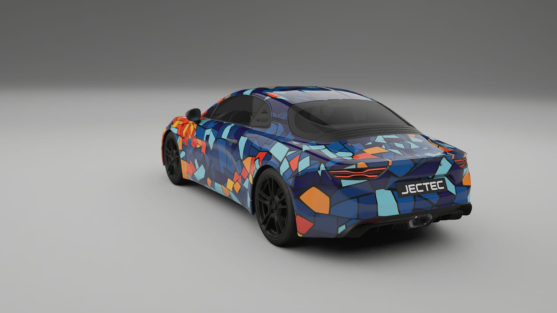 Renault Alpine A110 BARCELONA Designed Wrap PPF Kit – Printable Polyurethane Film