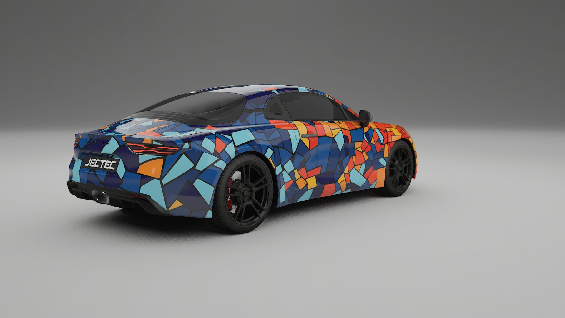 Renault Alpine A110 BARCELONA Designed Wrap PPF Kit – Printable Polyurethane Film