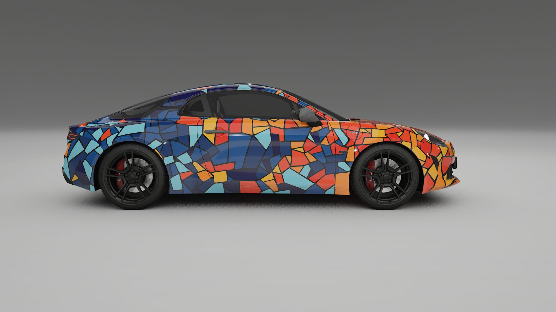 Renault Alpine A110 BARCELONA Designed Wrap PPF Kit – Printable Polyurethane Film