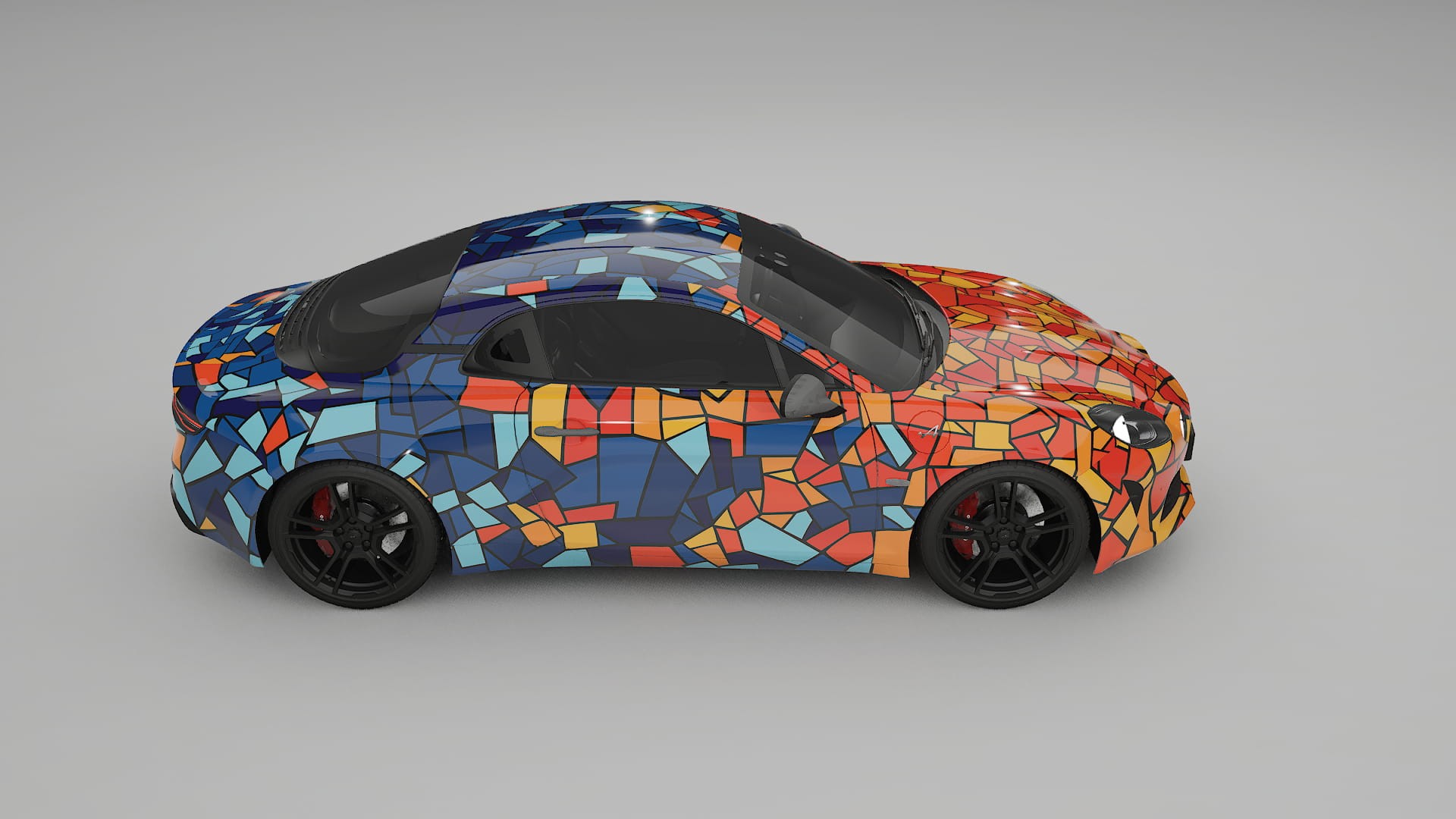 Renault Alpine A110 BARCELONA Designed Wrap PPF Kit – Printable Polyurethane Film