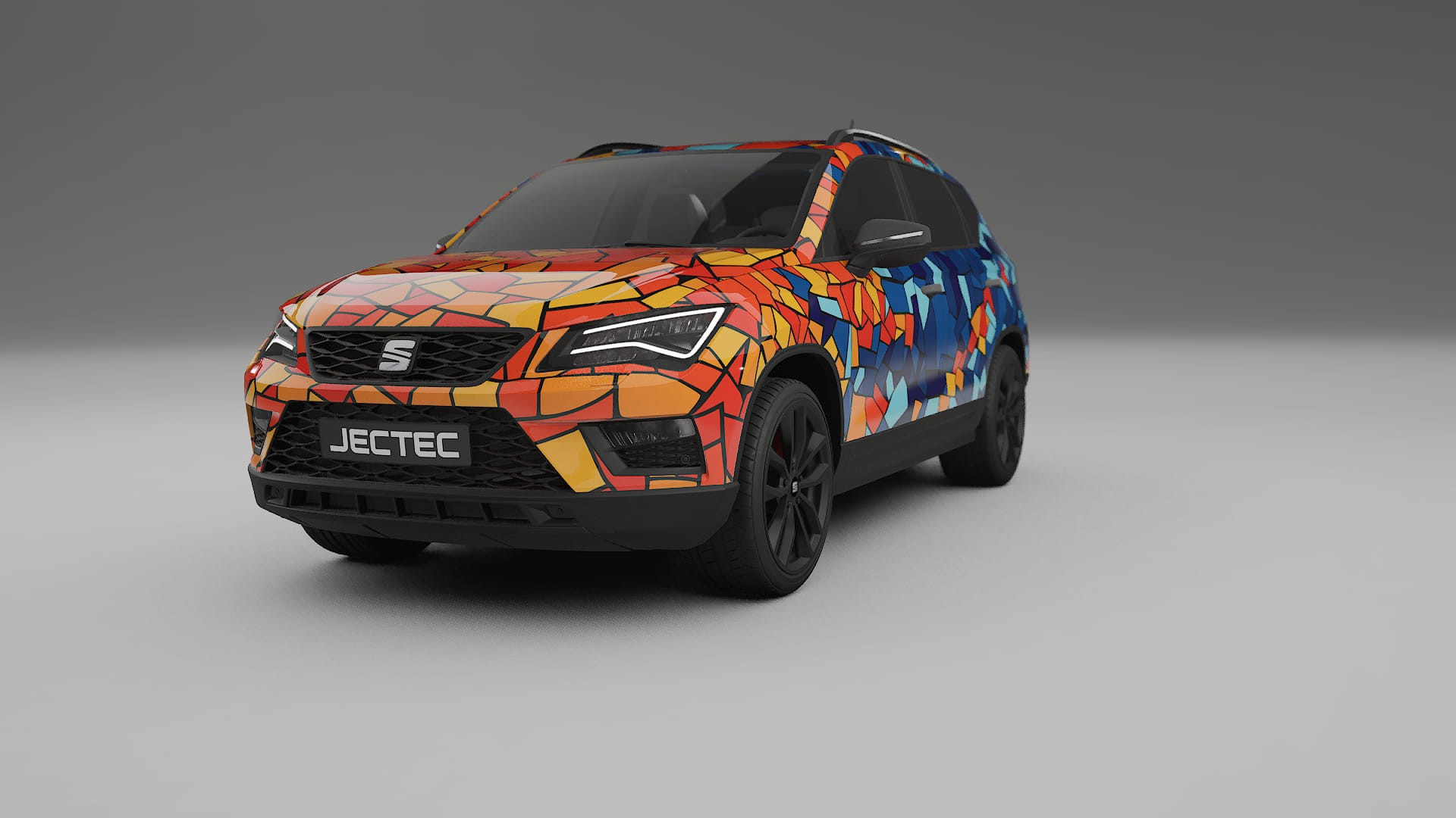 Seat Ateca KH7 BARCELONA Designed Wrap PPF Kit – Printable Polyurethane Film