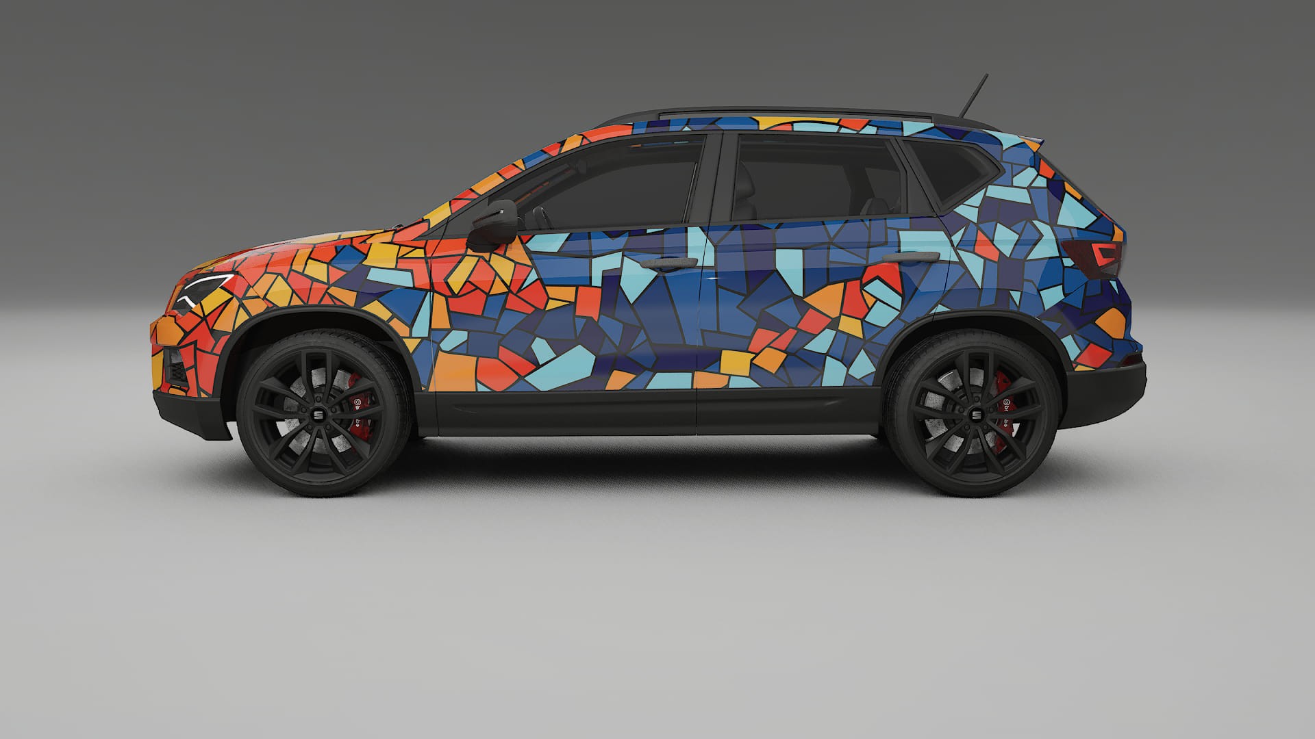 Seat Ateca KH7 BARCELONA Designed Wrap PPF Kit – Printable Polyurethane Film