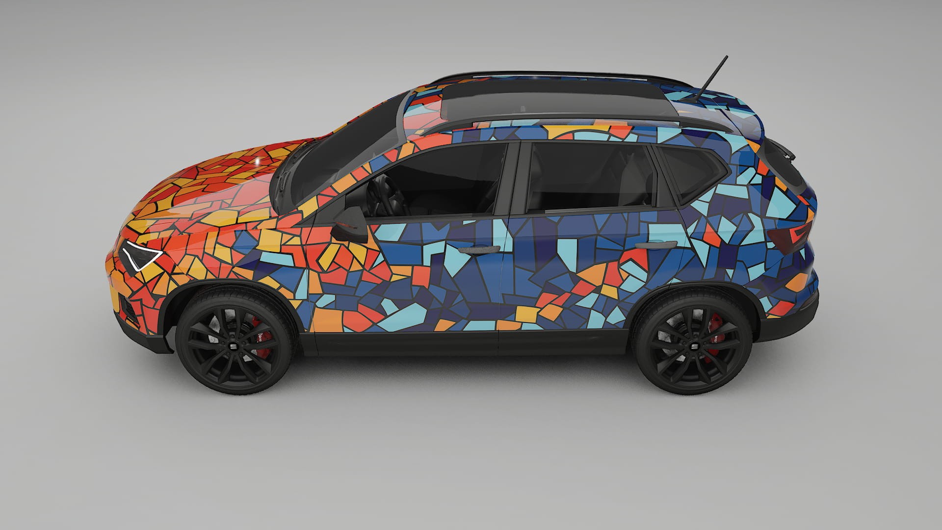 Seat Ateca KH7 BARCELONA Designed Wrap PPF Kit – Printable Polyurethane Film