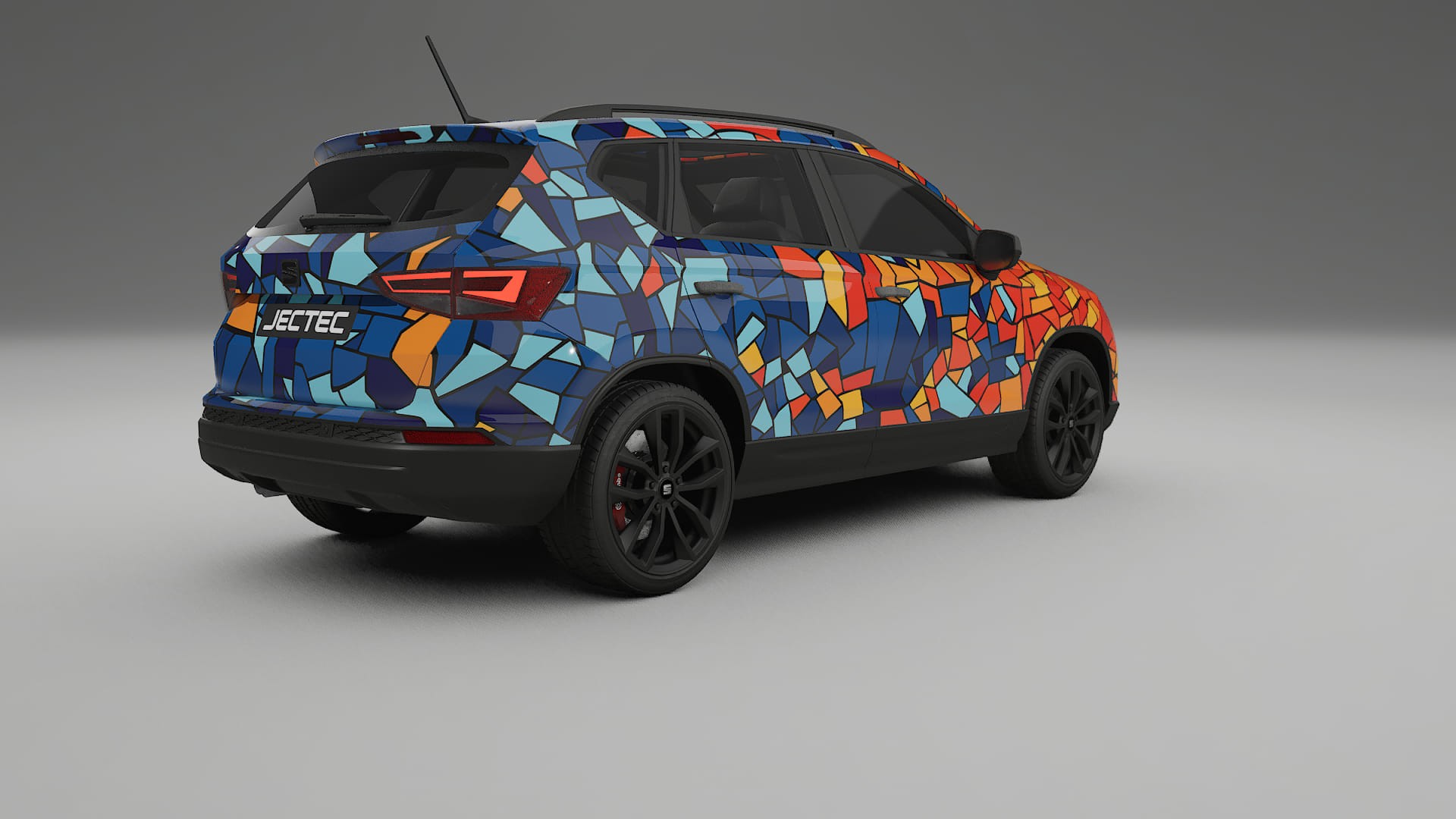 Seat Ateca KH7 BARCELONA Designed Wrap PPF Kit – Printable Polyurethane Film