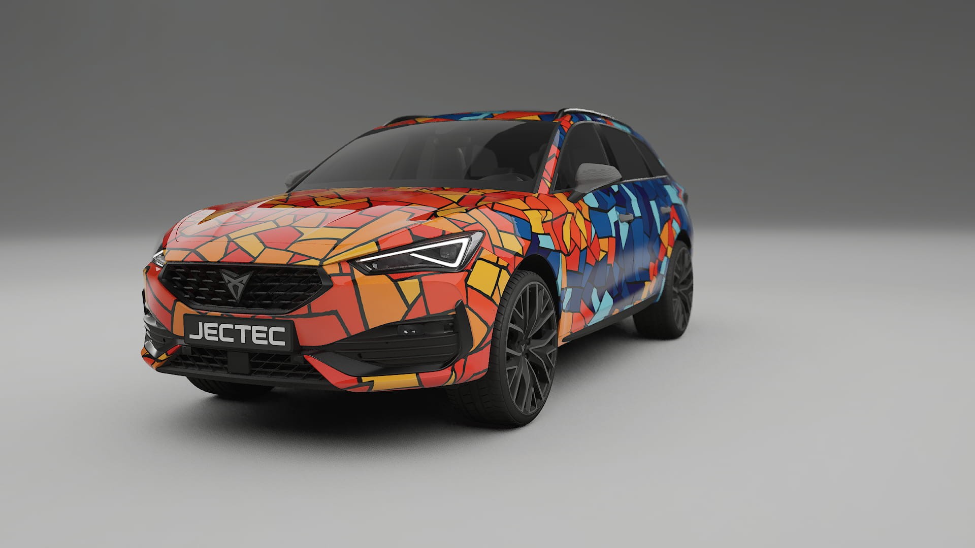 Seat Leon Cupra KL BARCELONA Designed Wrap PPF Kit – Printable Polyurethane Film