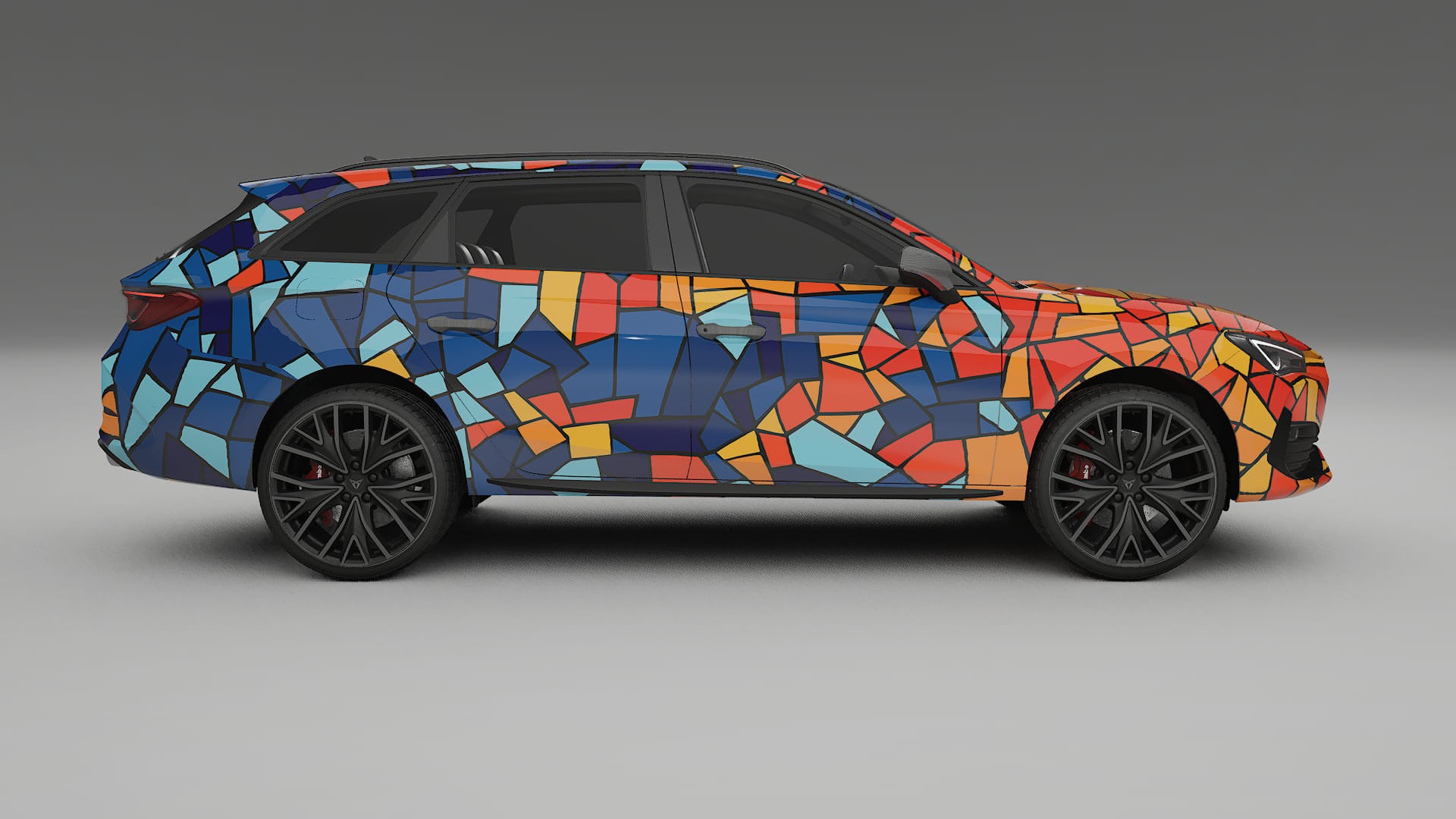 Seat Leon Cupra KL BARCELONA Designed Wrap PPF Kit – Printable Polyurethane Film