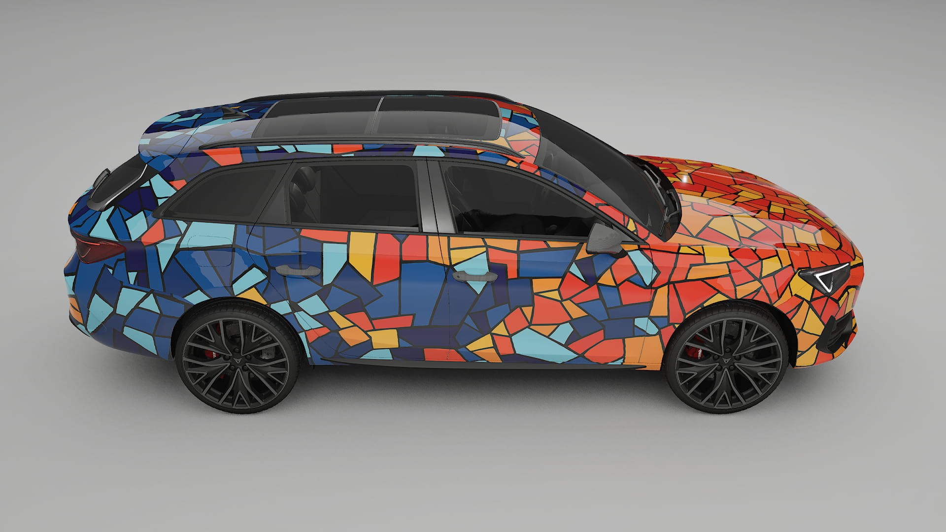 Seat Leon Cupra KL BARCELONA Designed Wrap PPF Kit – Printable Polyurethane Film