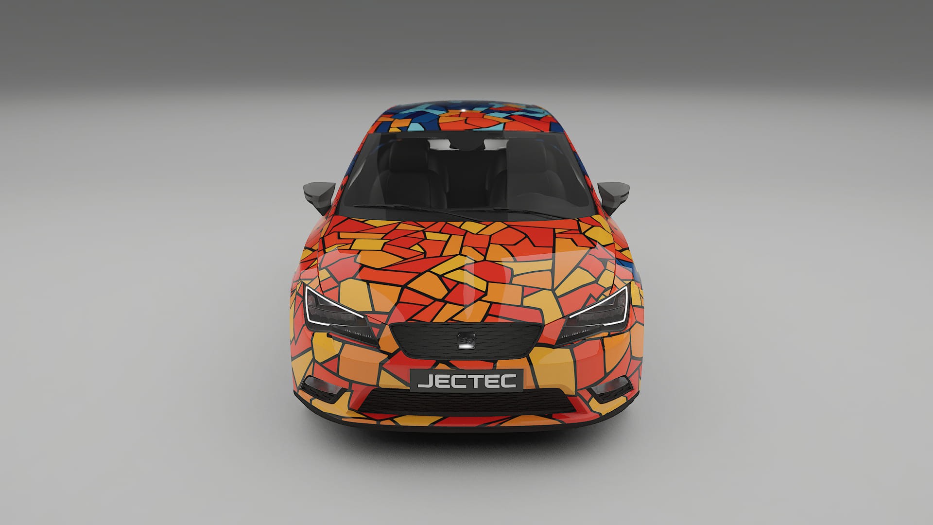 Seat Leon FR 5F BARCELONA Designed Wrap PPF Kit – Printable Polyurethane Film