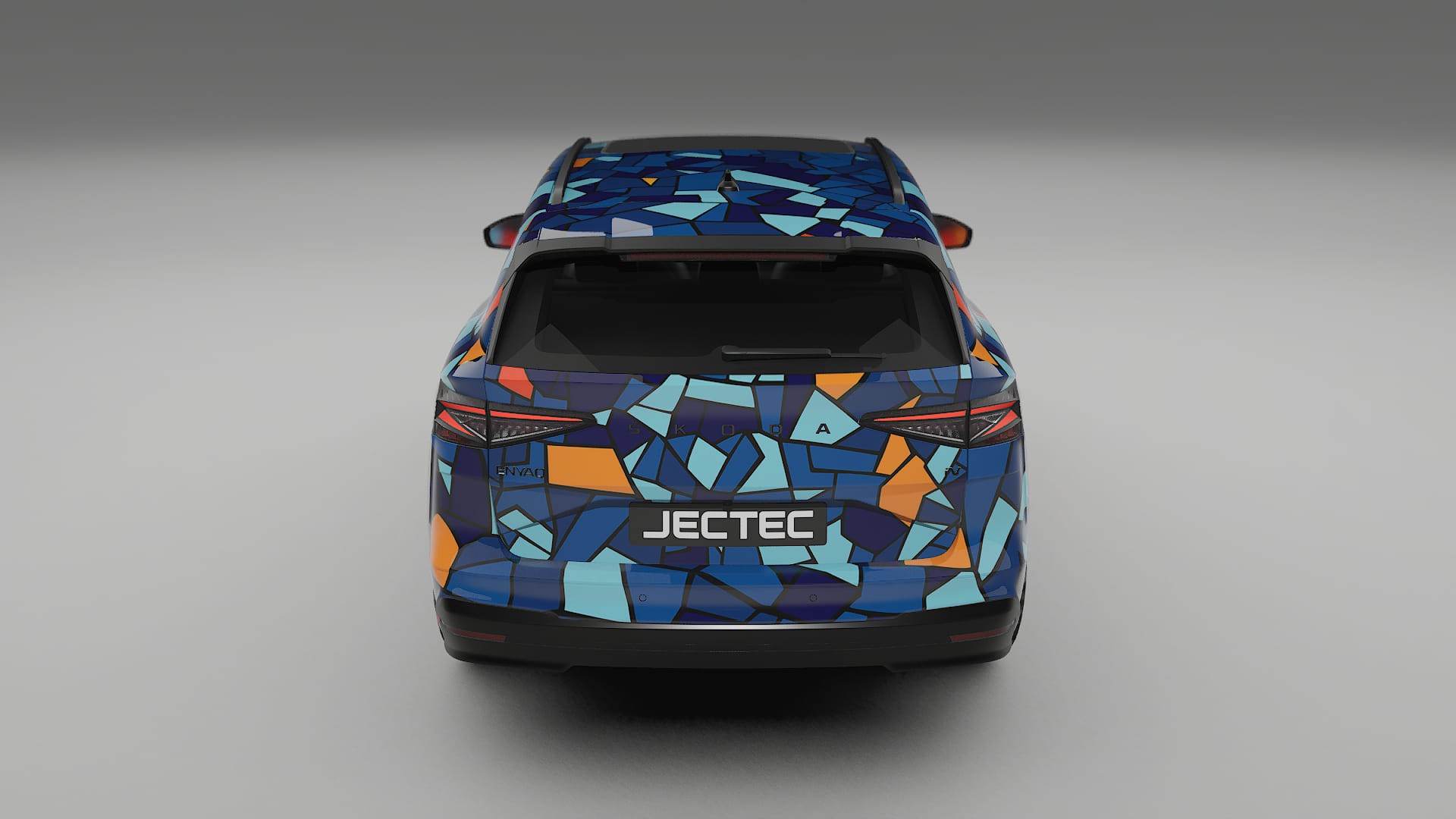 Škoda Enyaq MEB BARCELONA Designed Wrap PPF Kit – Printable Polyurethane Film