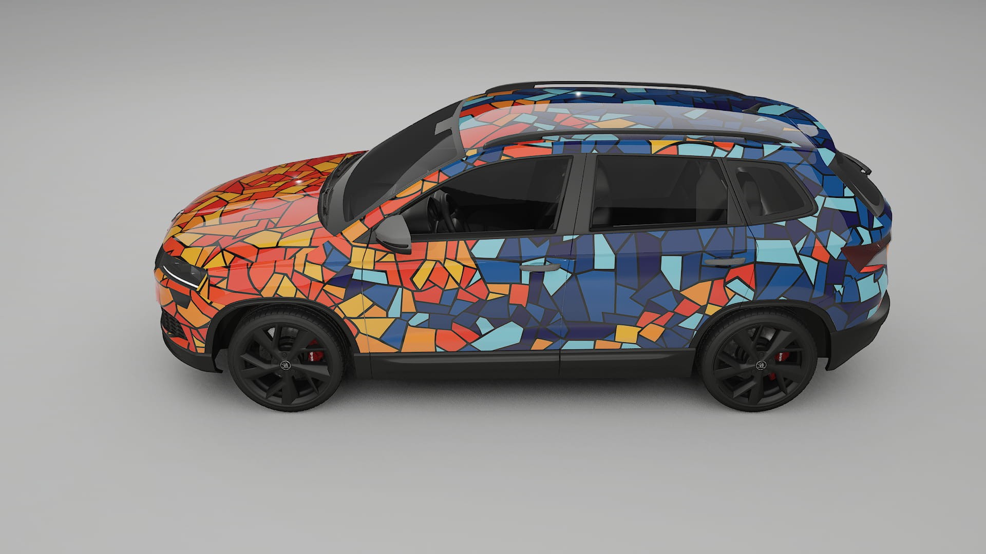Škoda Karoq NU7 BARCELONA Designed Wrap PPF Kit – Printable Polyurethane Film