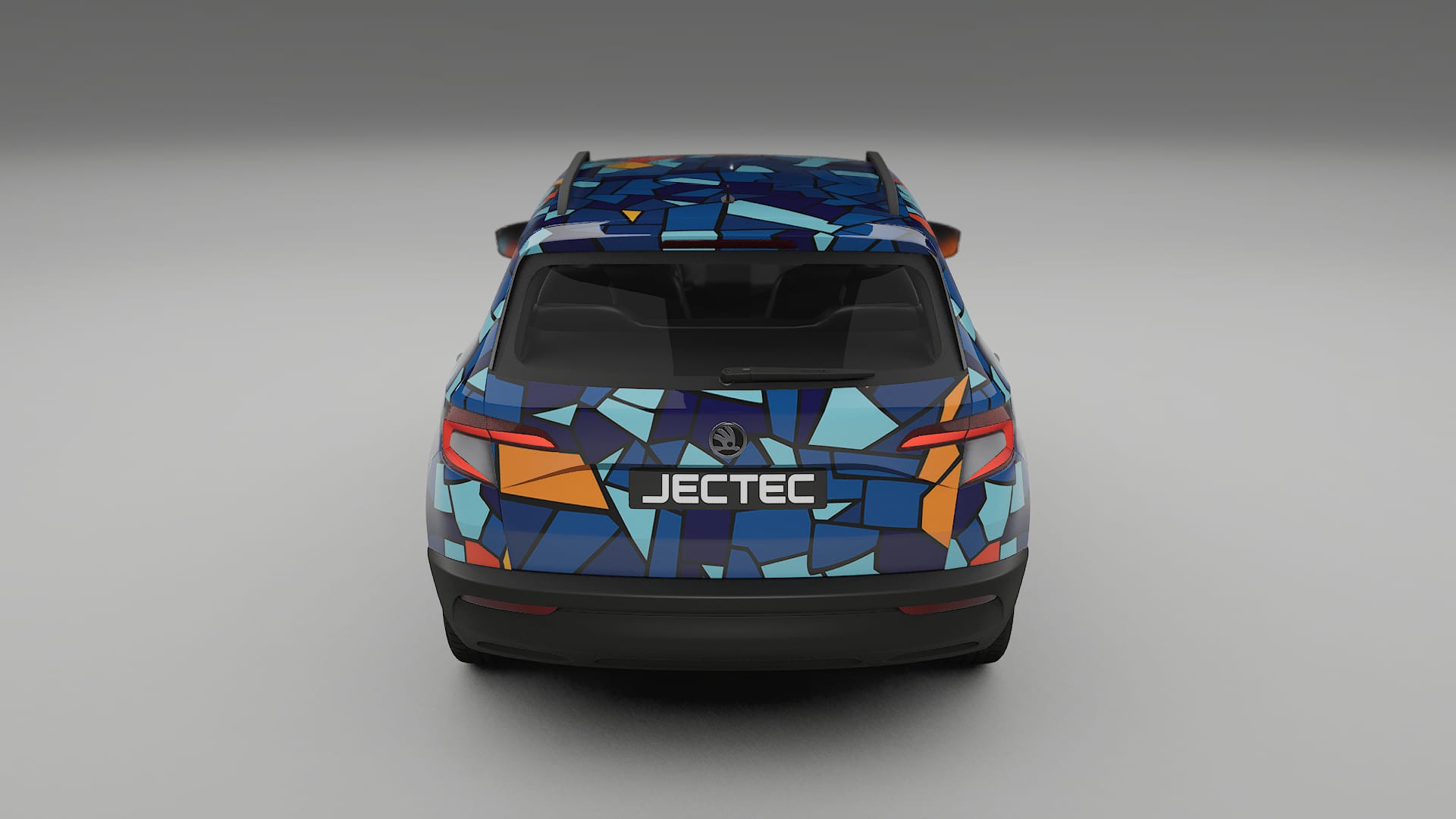 Škoda Karoq NU7 BARCELONA Designed Wrap PPF Kit – Printable Polyurethane Film
