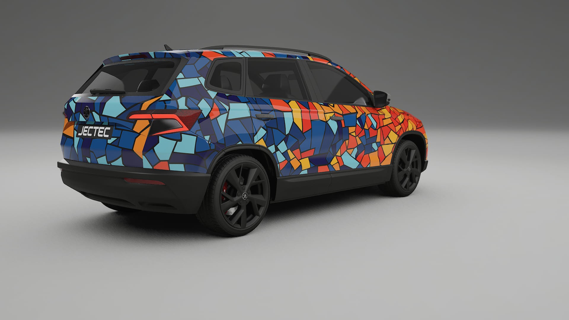 Škoda Karoq NU7 BARCELONA Designed Wrap PPF Kit – Printable Polyurethane Film