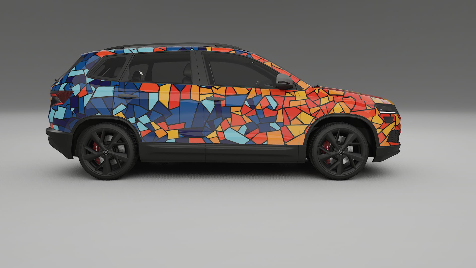 Škoda Karoq NU7 BARCELONA Designed Wrap PPF Kit – Printable Polyurethane Film