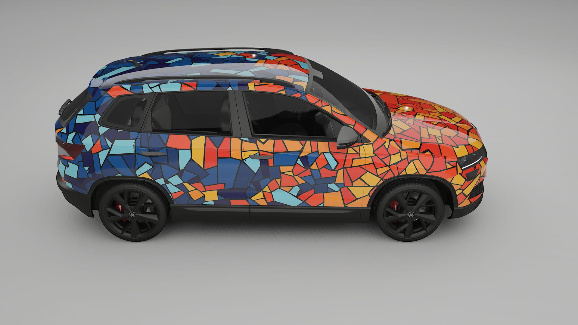 Škoda Karoq NU7 BARCELONA Designed Wrap PPF Kit – Printable Polyurethane Film