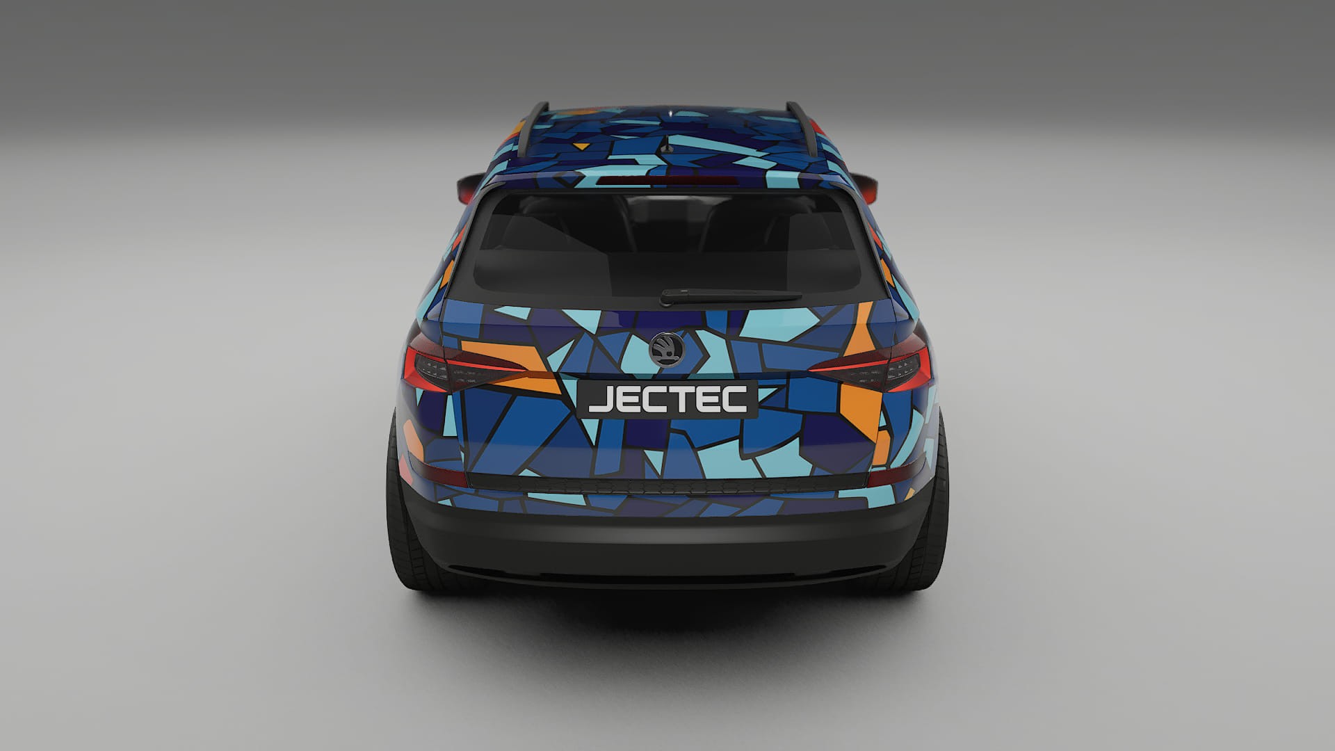 Škoda Kodiaq NS7 BARCELONA Designed Wrap PPF Kit – Printable Polyurethane Film