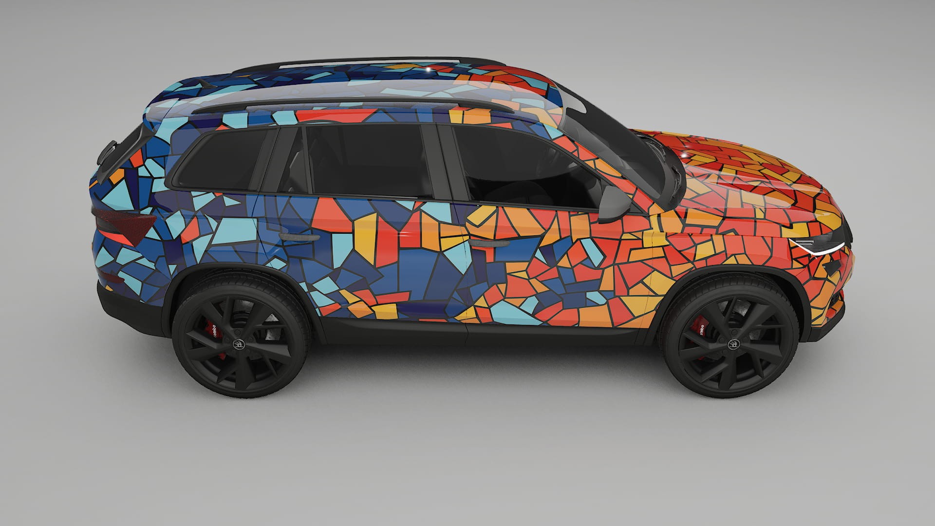 Škoda Kodiaq NS7 BARCELONA Designed Wrap PPF Kit – Printable Polyurethane Film