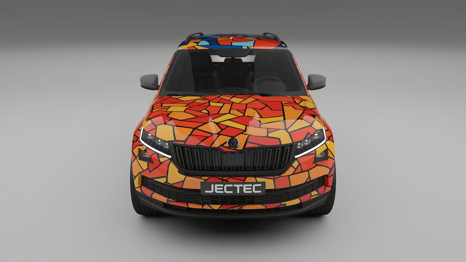 Škoda Kodiaq NS7 BARCELONA Designed Wrap PPF Kit – Printable Polyurethane Film
