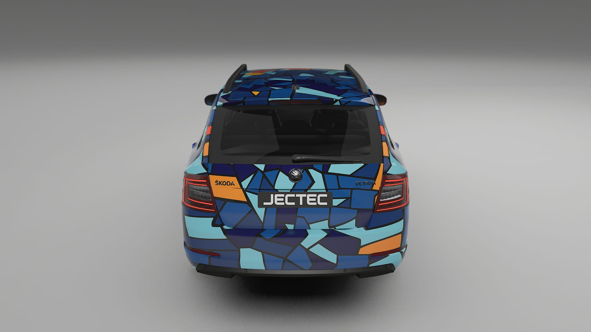Škoda Octavia combi 5E BARCELONA Designed Wrap PPF Kit – Printable Polyurethane Film