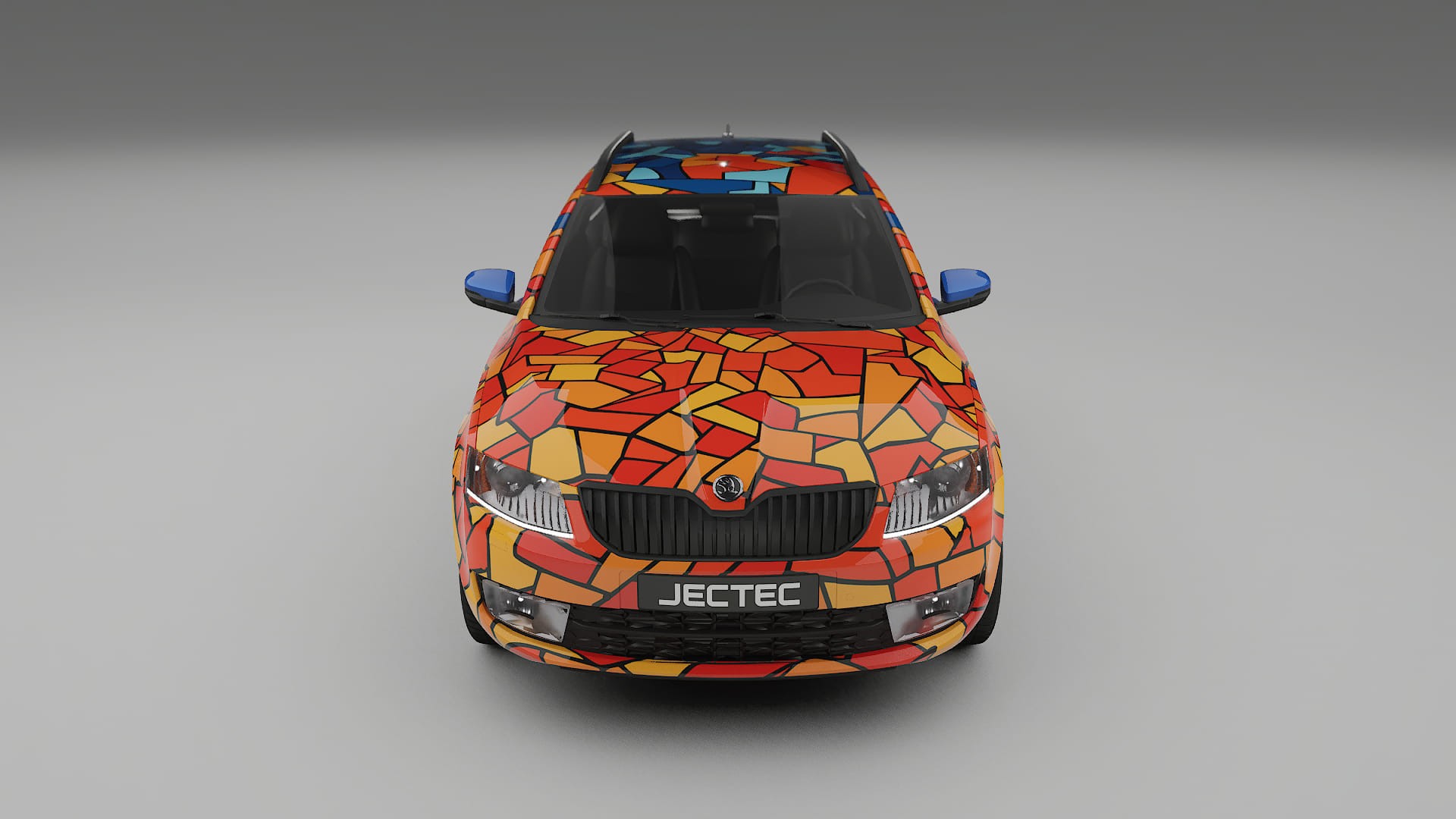 Škoda Octavia combi 5E BARCELONA Designed Wrap PPF Kit – Printable Polyurethane Film