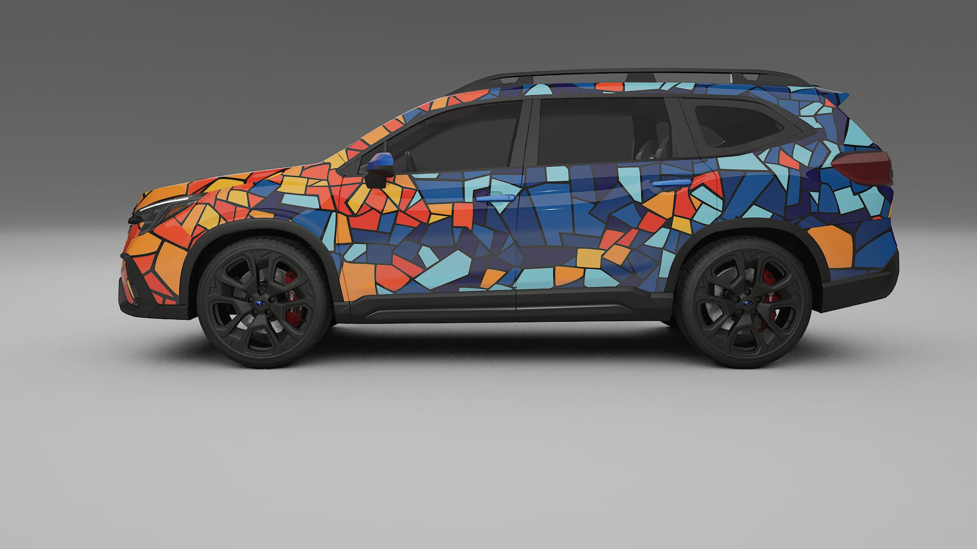 Subaru Ascent BT facelift LCI BARCELONA Designed Wrap PPF Kit – Printable Polyurethane Film