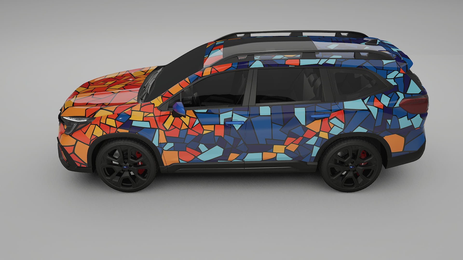 Subaru Ascent BT facelift LCI BARCELONA Designed Wrap PPF Kit – Printable Polyurethane Film