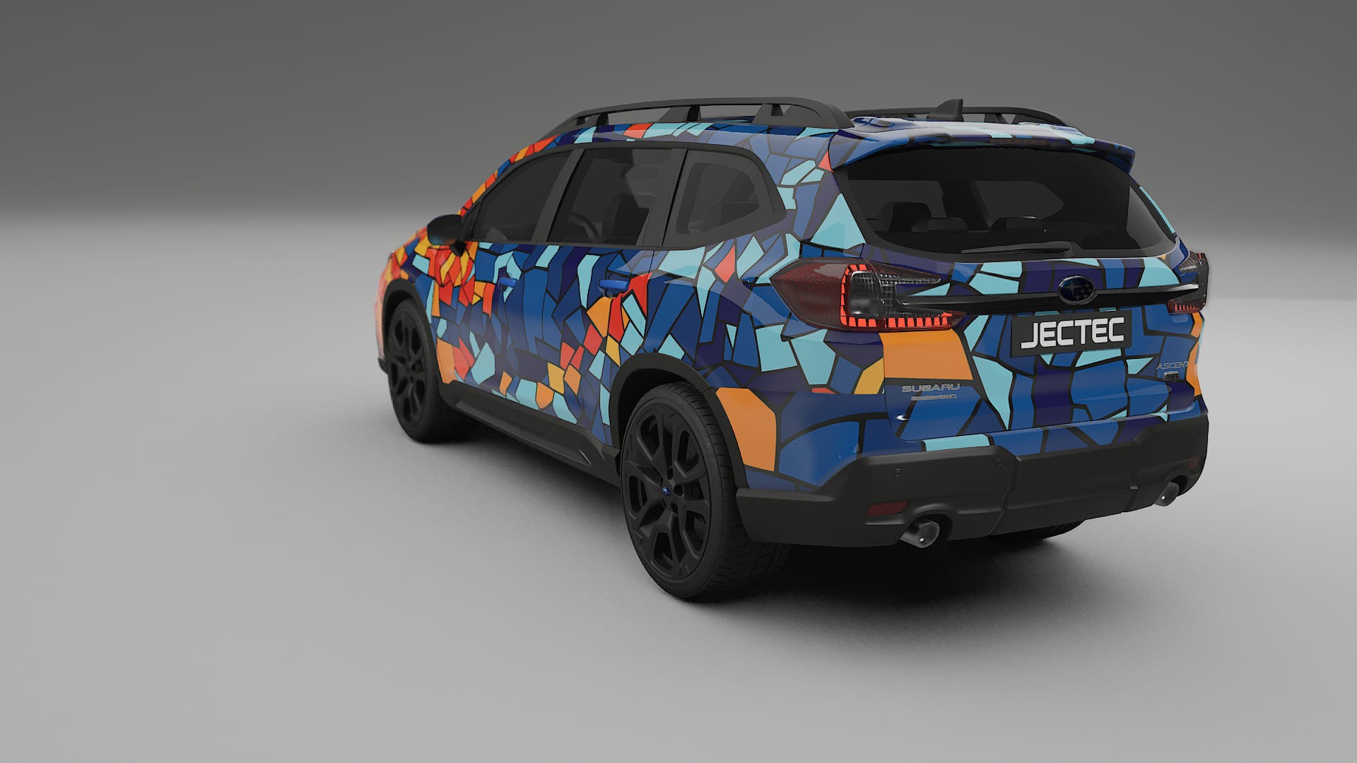 Subaru Ascent BT facelift LCI BARCELONA Designed Wrap PPF Kit – Printable Polyurethane Film