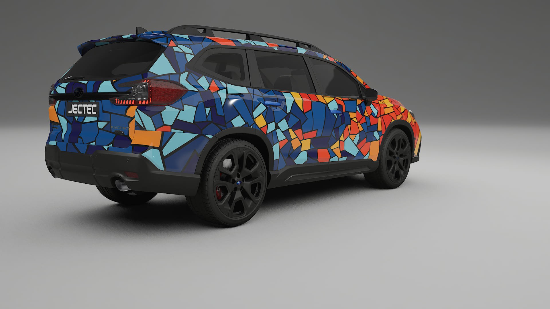 Subaru Ascent BT facelift LCI BARCELONA Designed Wrap PPF Kit – Printable Polyurethane Film