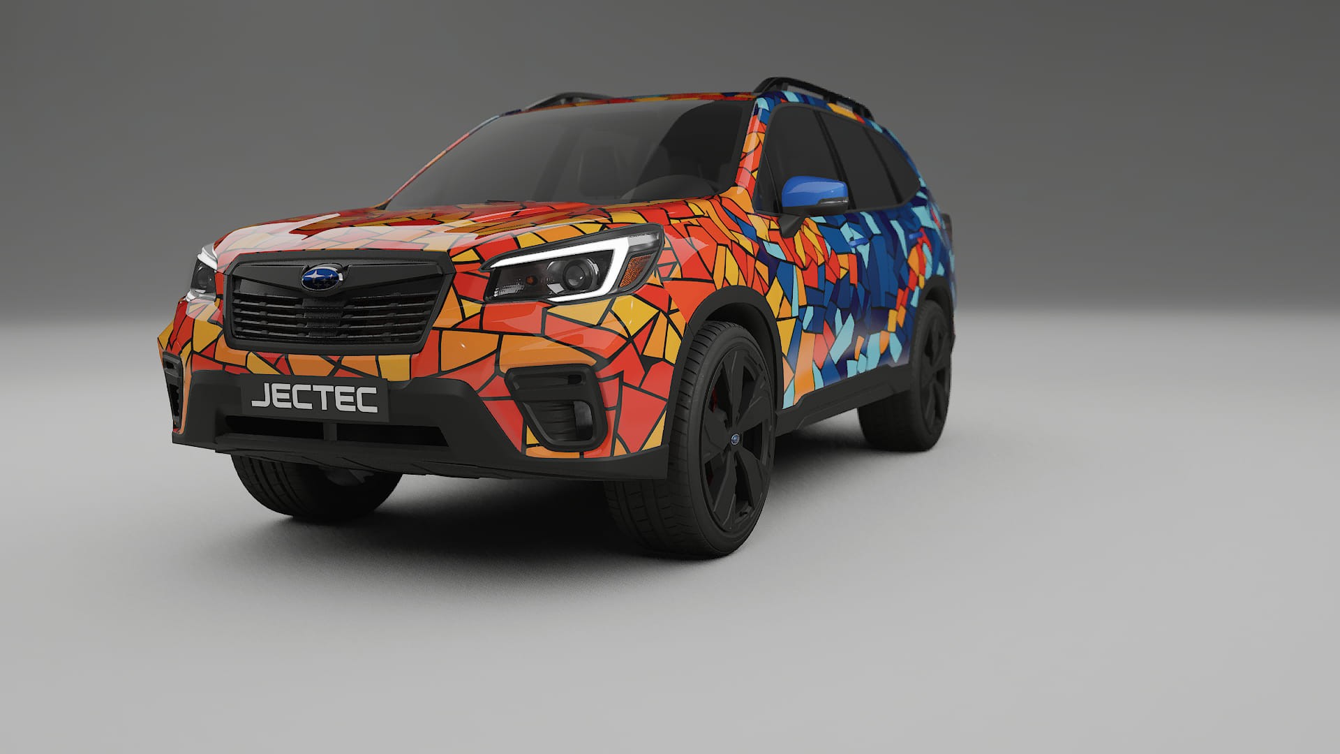 Subaru Forester V SK facelift LCI BARCELONA Designed Wrap PPF Kit – Printable Polyurethane Film