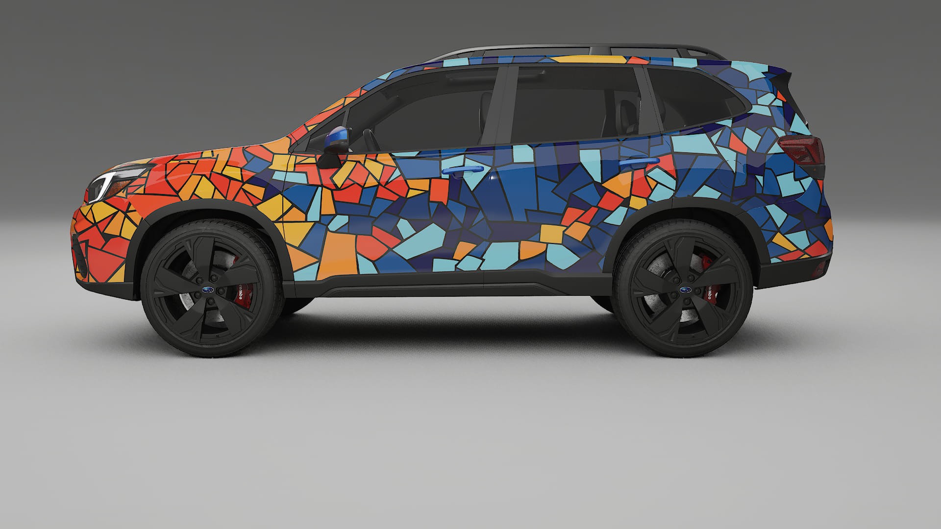 Subaru Forester V SK facelift LCI BARCELONA Designed Wrap PPF Kit – Printable Polyurethane Film