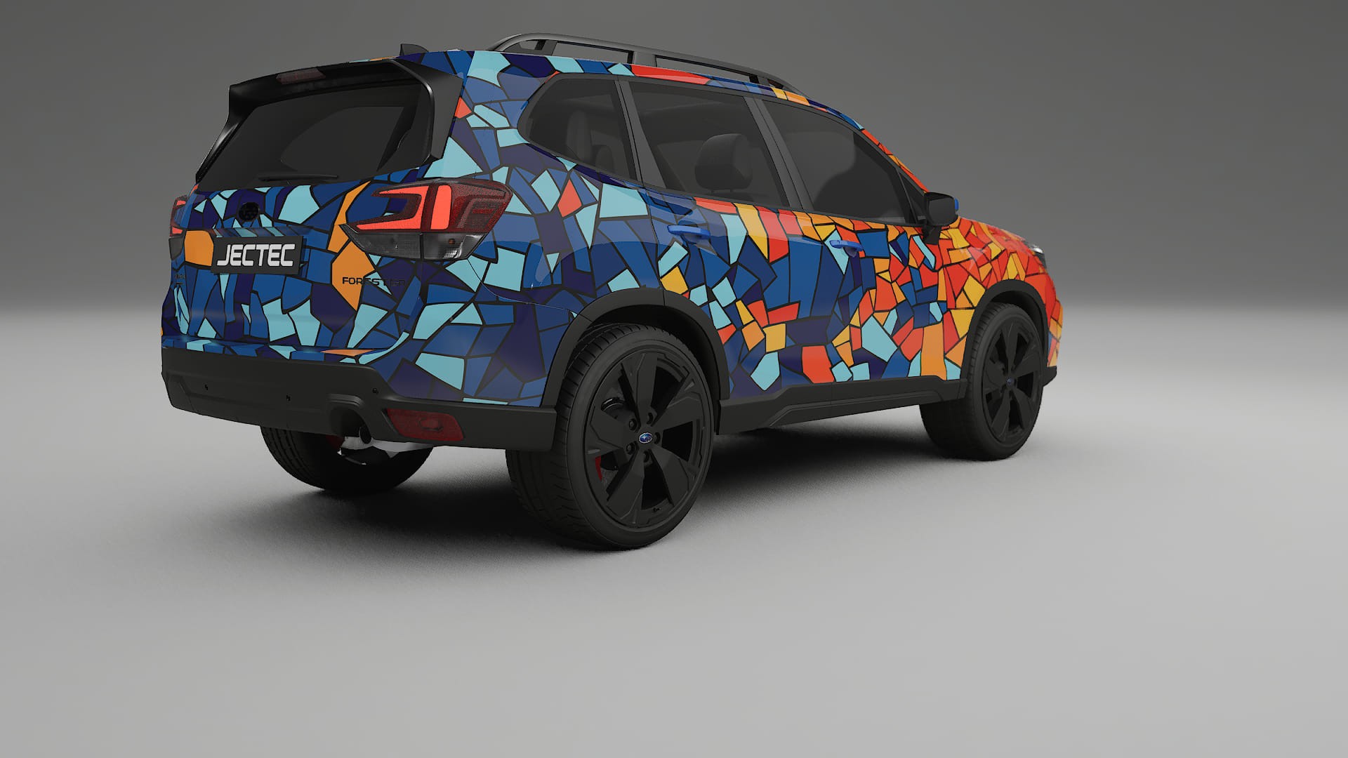 Subaru Forester V SK facelift LCI BARCELONA Designed Wrap PPF Kit – Printable Polyurethane Film