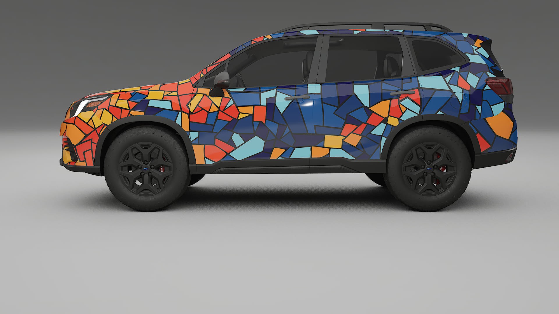 Subaru Forester V SK prefacelift pre-LCI BARCELONA Designed Wrap PPF Kit – Printable Polyurethane Film