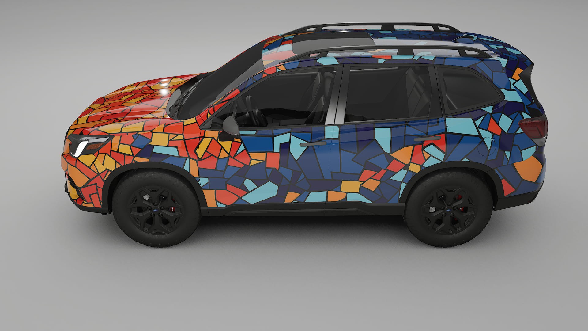 Subaru Forester V SK prefacelift pre-LCI BARCELONA Designed Wrap PPF Kit – Printable Polyurethane Film